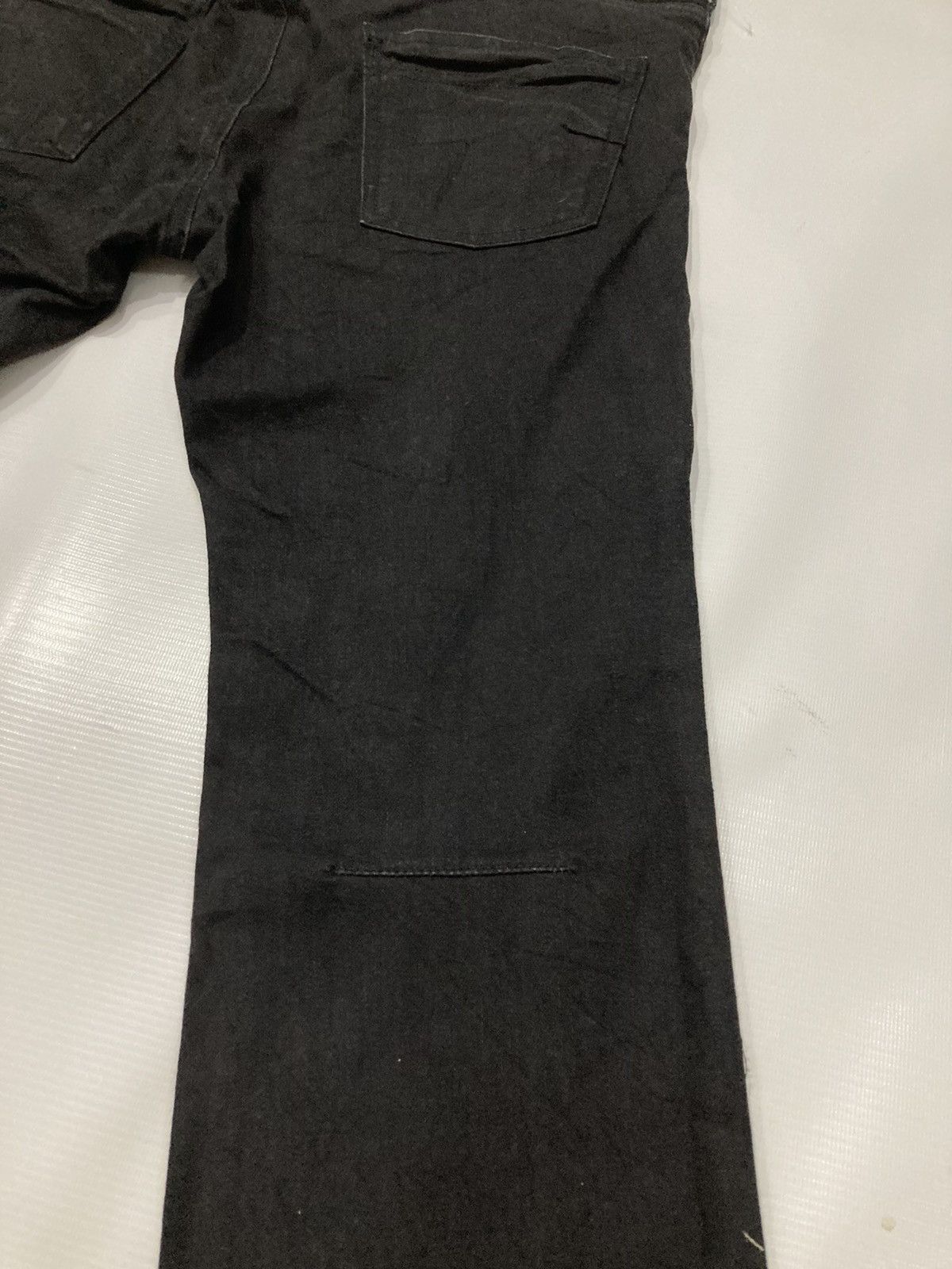 Japanese Brand × Yohji Yamamoto Yohji Yamamoto Black Zipper Denim Jeans Size US 34 / EU 50 - 19 Thumbnail