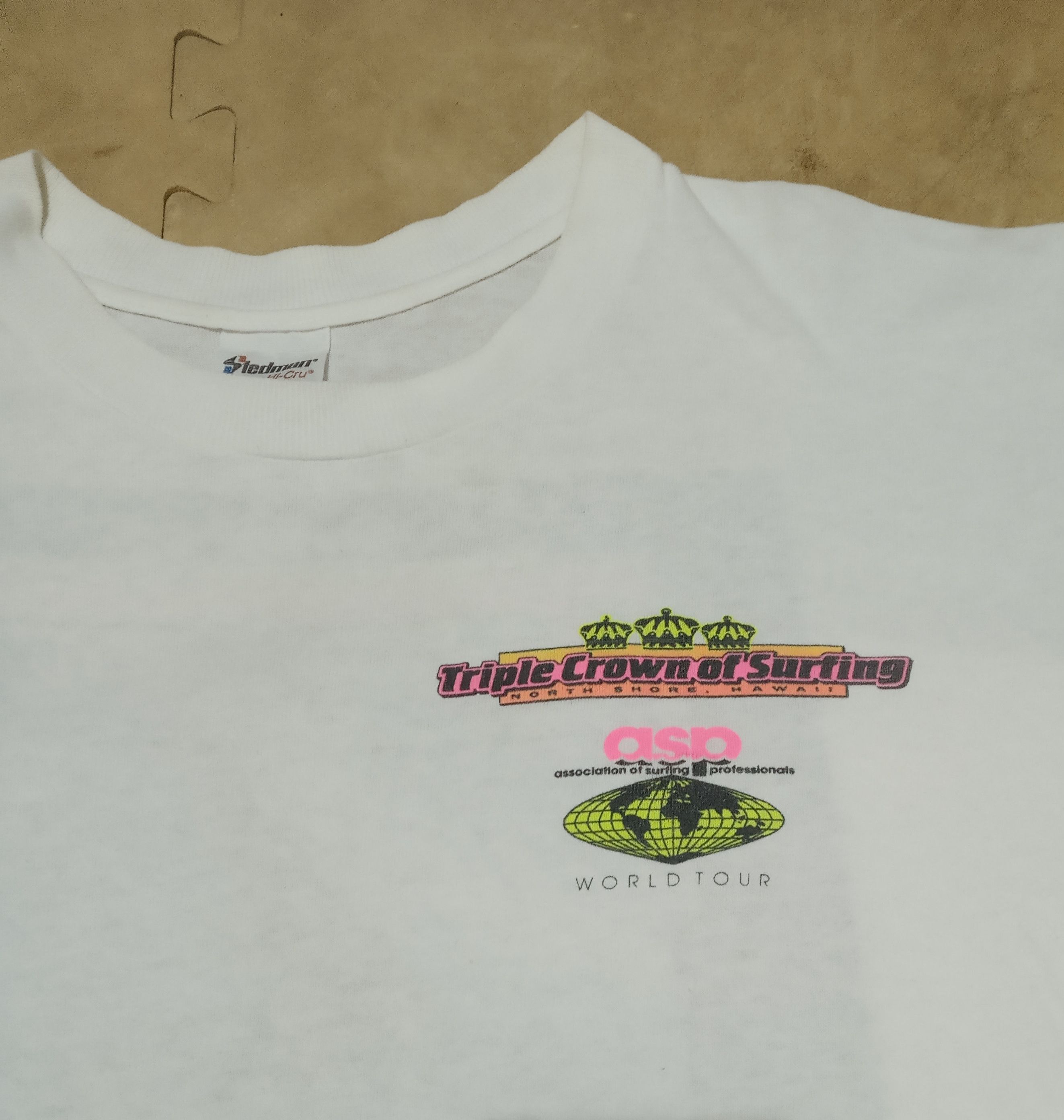 Vintage 80s Triple Crown of Surfing ASP World Tour Size US M / EU 48-50 / 2 - 2 Thumbnail