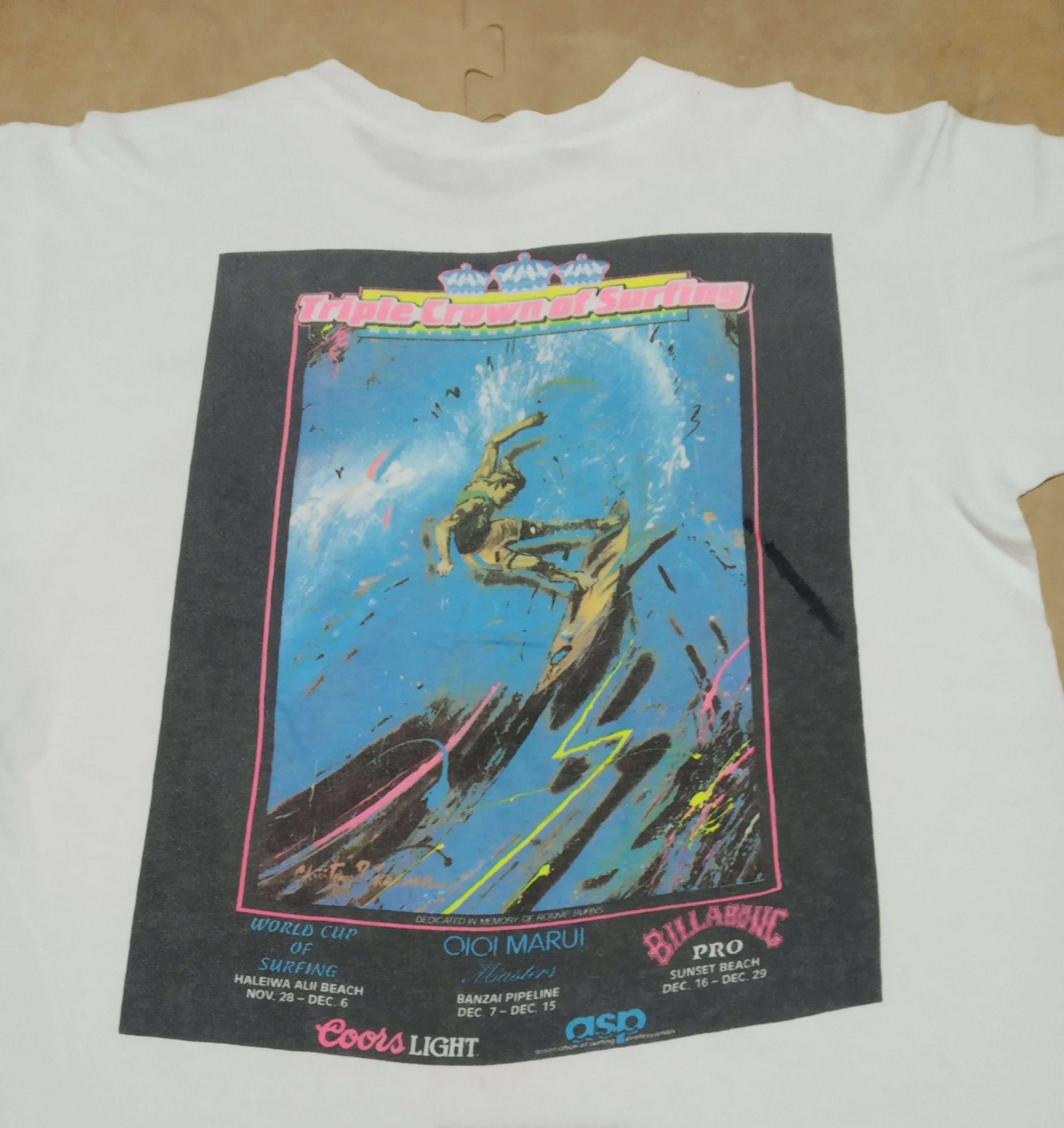Vintage 80s Triple Crown of Surfing ASP World Tour Size US M / EU 48-50 / 2 - 4 Thumbnail