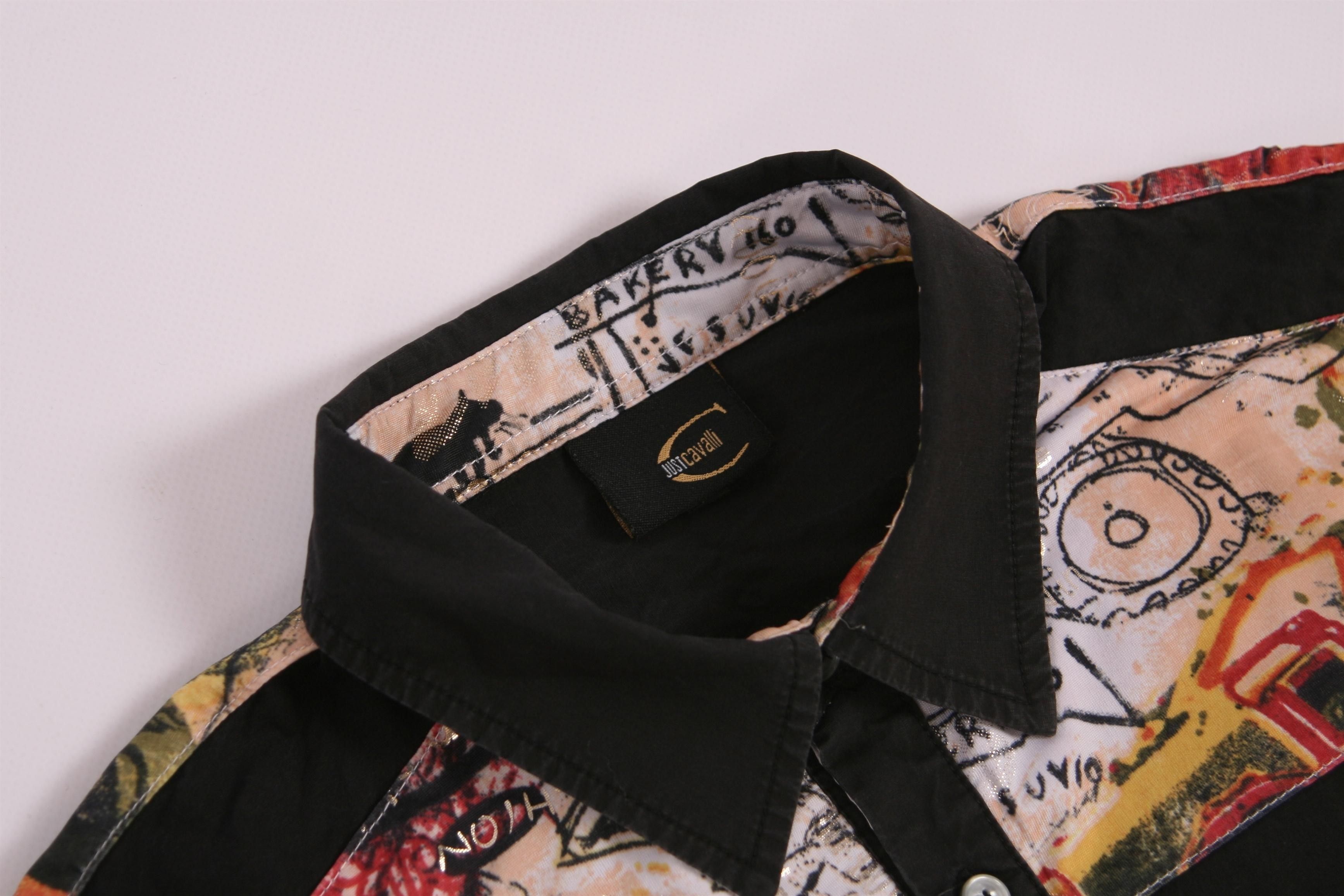 Just Cavalli Just Cavalli Luxury Design Abstract Pop Art Shirt. Size US S / EU 44-46 / 1 - 6 Thumbnail