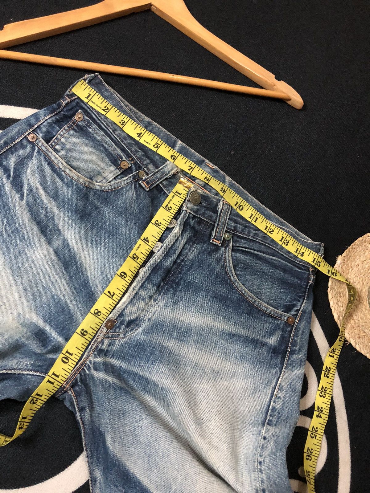 Levi's × Vintage VINTAGE 90’ LEVIS BIG E REPRODUCT 1937 SELVEDGE DENIM JEANS Size US 30 / EU 46 - 20 Thumbnail