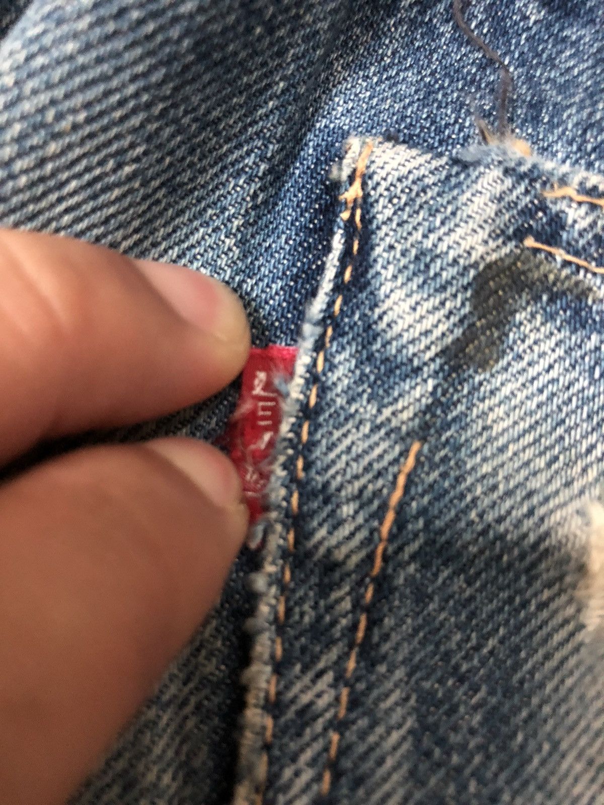 Levi's × Vintage VINTAGE 90’ LEVIS BIG E REPRODUCT 1937 SELVEDGE DENIM JEANS Size US 30 / EU 46 - 13 Thumbnail