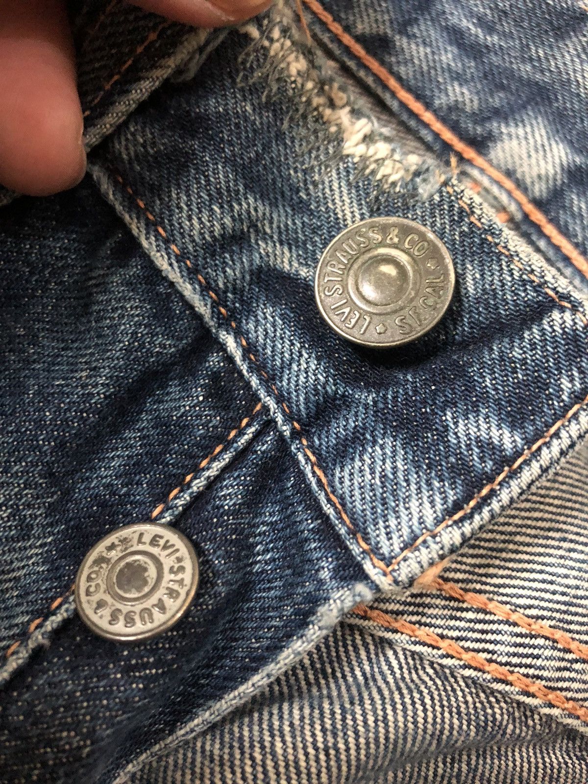 Levi's × Vintage VINTAGE 90’ LEVIS BIG E REPRODUCT 1937 SELVEDGE DENIM JEANS Size US 30 / EU 46 - 7 Thumbnail
