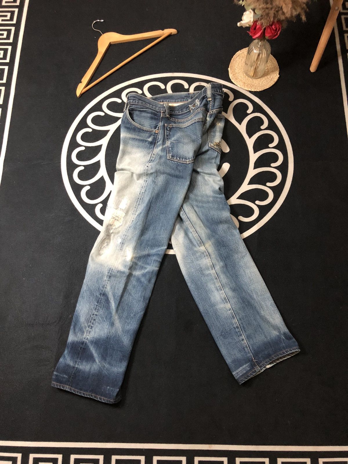 Levi's × Vintage VINTAGE 90’ LEVIS BIG E REPRODUCT 1937 SELVEDGE DENIM JEANS Size US 30 / EU 46 - 18 Thumbnail