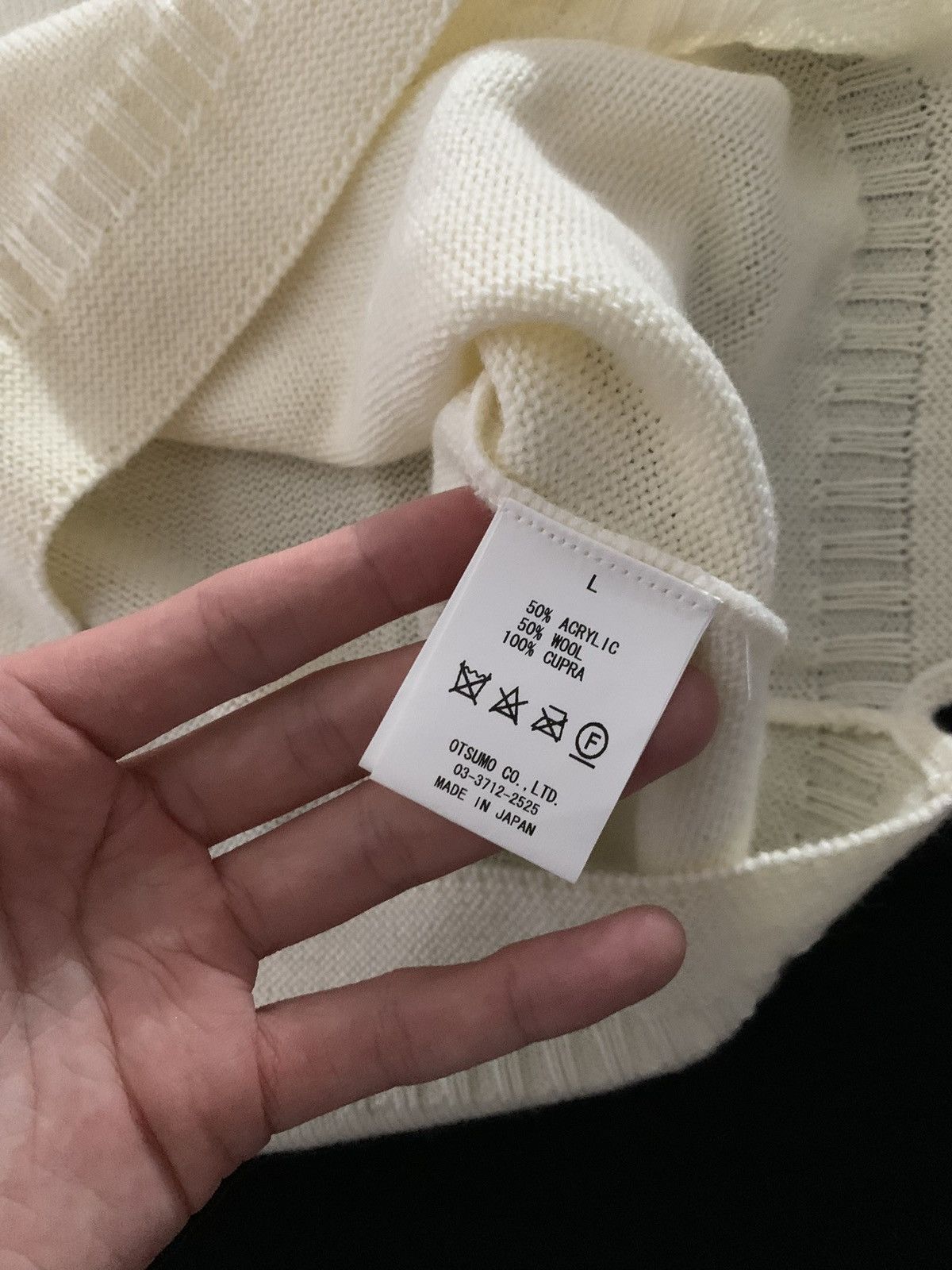 Human Made Human Made Logo Embroidered Wool Blend Sweater Size US L / EU 52-54 / 3 - 7 Thumbnail