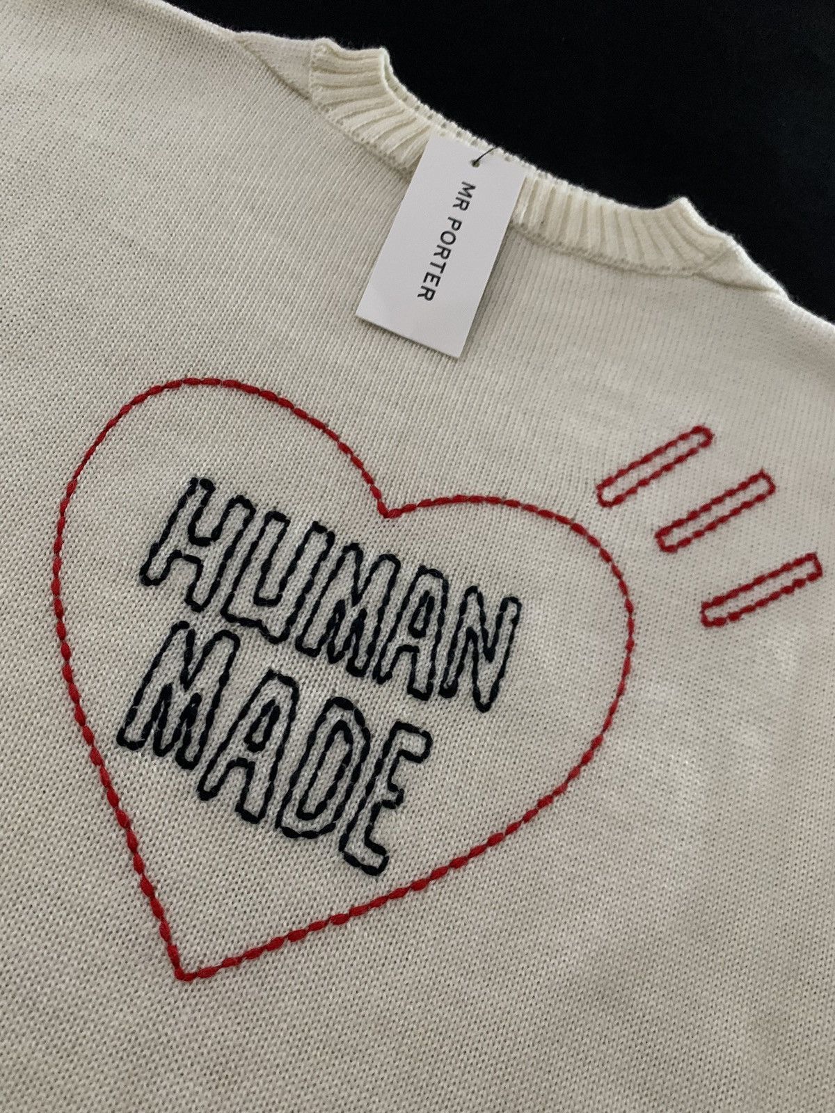 Human Made Human Made Logo Embroidered Wool Blend Sweater Size US L / EU 52-54 / 3 - 2 Thumbnail