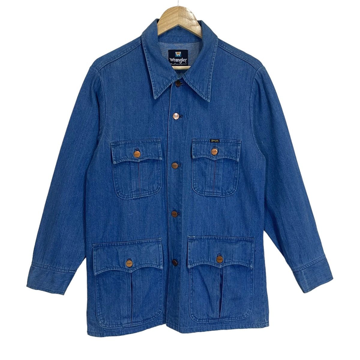 Wrangler Vintage 90s Wrangler Denim Jacket Size US M / EU 48-50 / 2 - 1 Thumbnail