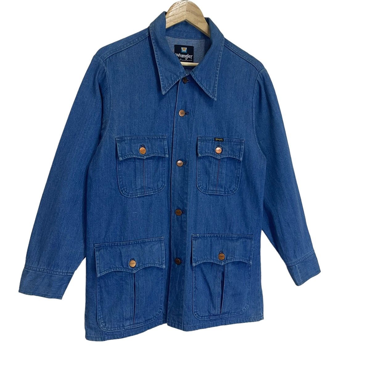 Wrangler Vintage 90s Wrangler Denim Jacket Size US M / EU 48-50 / 2 - 2 Thumbnail
