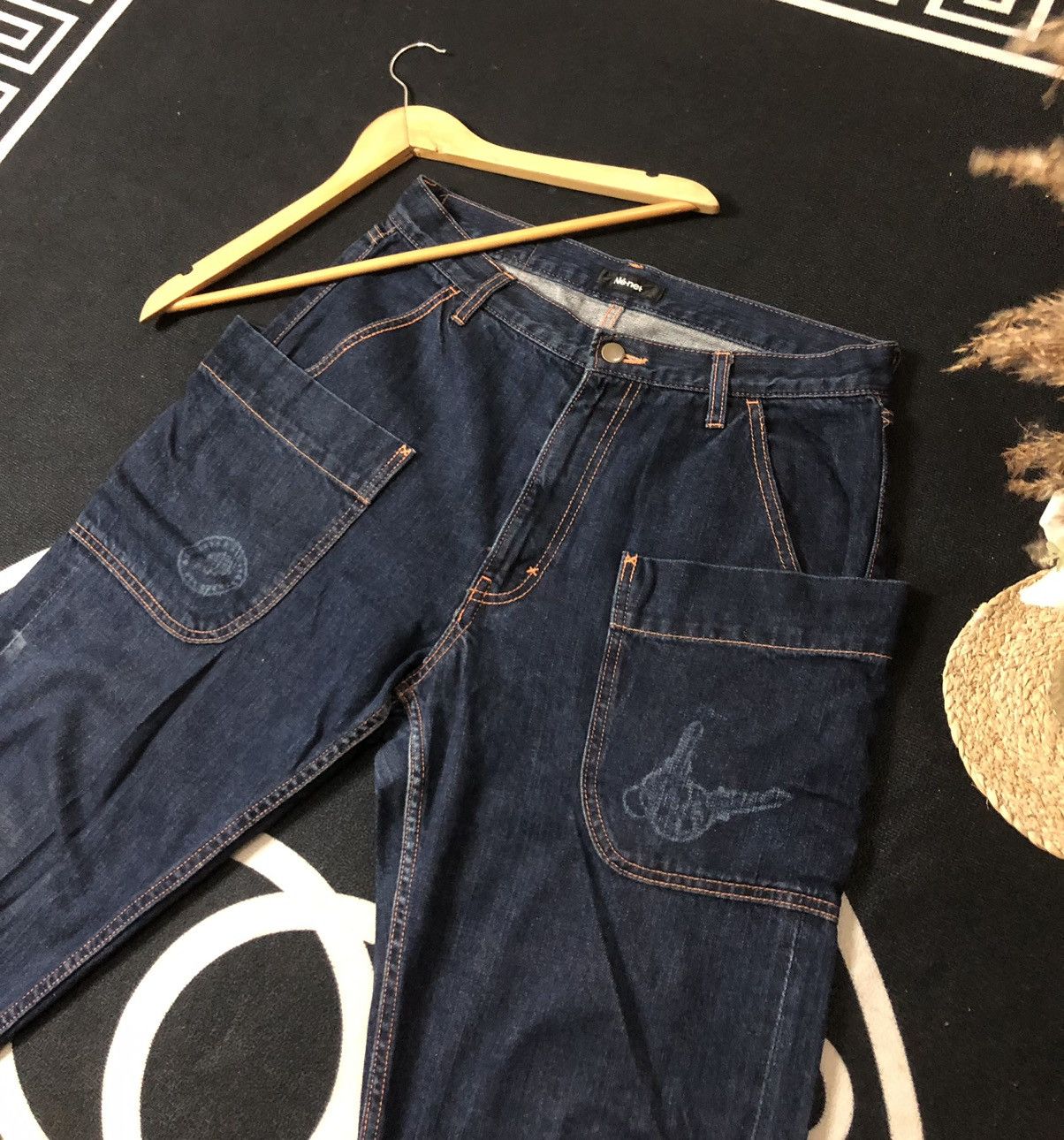 Issey Miyake × Ne-Net × Vintage VINTAGE NE-NET BY ISSEY MIYAKE GARDENER SELVEDGE DENIM JEANS Size US 31 - 2 Thumbnail