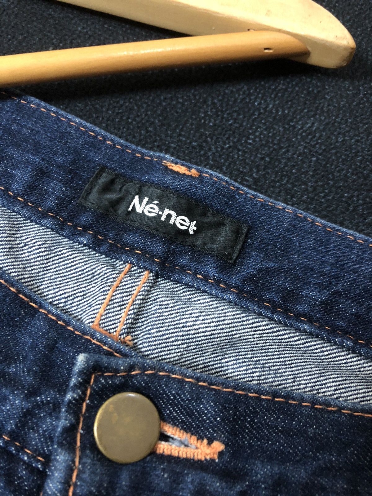 Issey Miyake × Ne-Net × Vintage VINTAGE NE-NET BY ISSEY MIYAKE GARDENER SELVEDGE DENIM JEANS Size US 31 - 6 Thumbnail