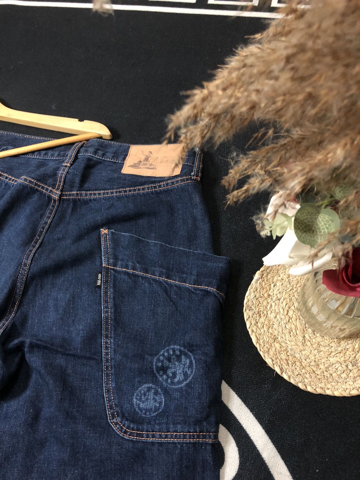 Issey Miyake × Ne-Net × Vintage VINTAGE NE-NET BY ISSEY MIYAKE GARDENER SELVEDGE DENIM JEANS Size US 31 - 12 Thumbnail