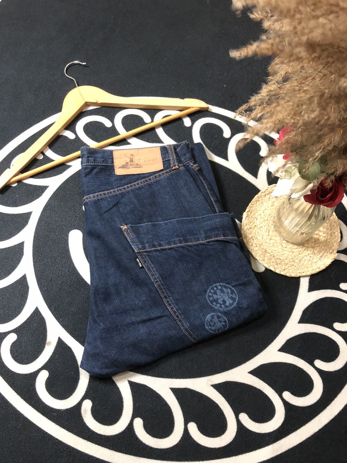 Issey Miyake × Ne-Net × Vintage VINTAGE NE-NET BY ISSEY MIYAKE GARDENER SELVEDGE DENIM JEANS Size US 31 - 22 Thumbnail