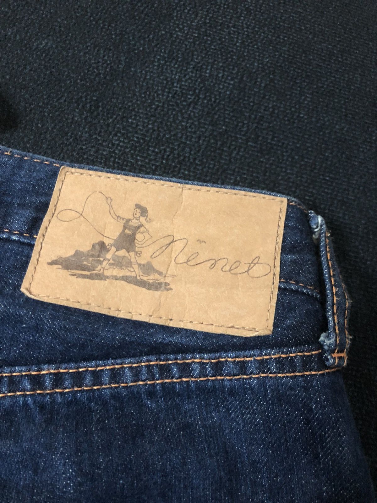 Issey Miyake × Ne-Net × Vintage VINTAGE NE-NET BY ISSEY MIYAKE GARDENER SELVEDGE DENIM JEANS Size US 31 - 14 Thumbnail