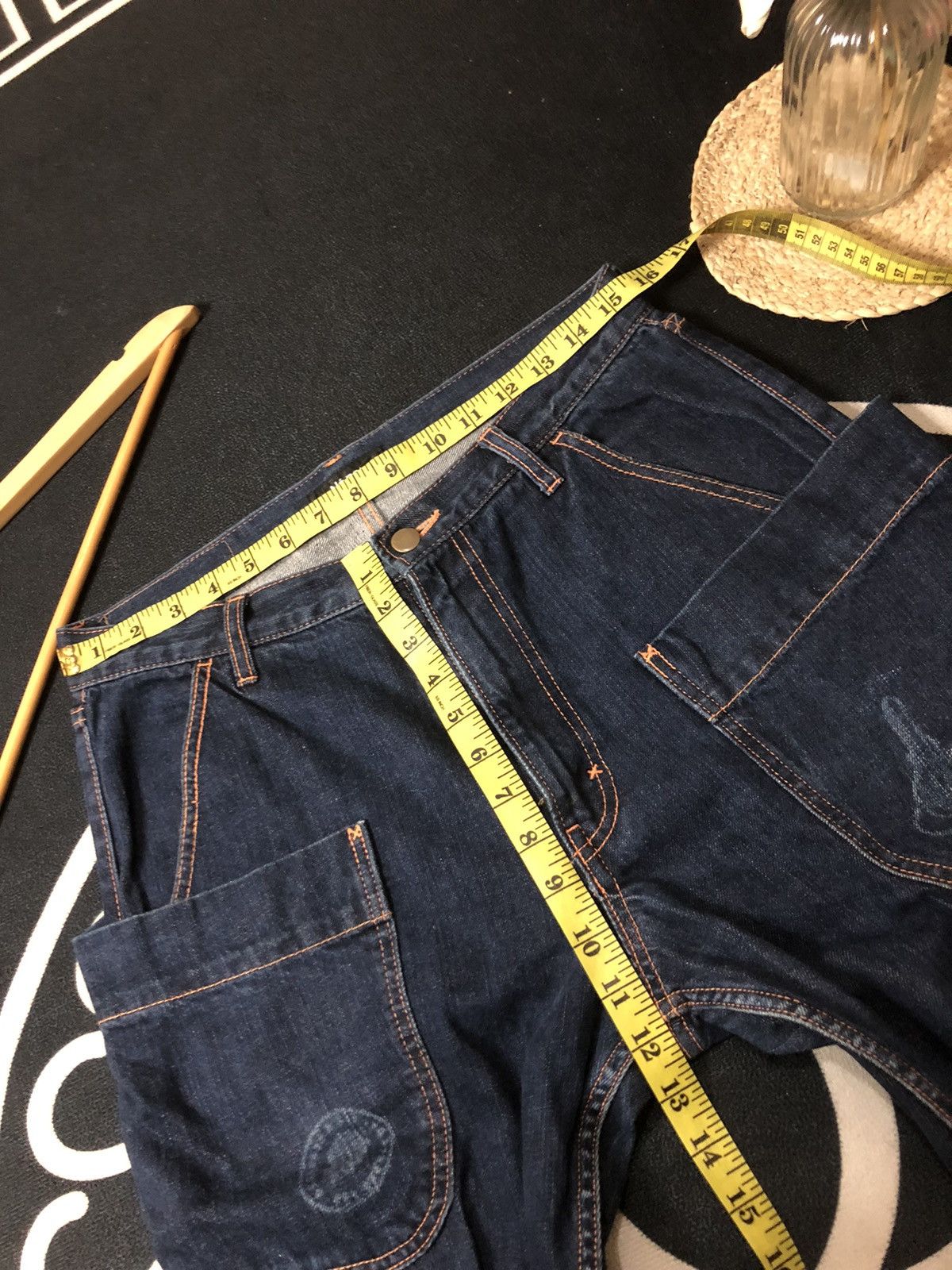 Issey Miyake × Ne-Net × Vintage VINTAGE NE-NET BY ISSEY MIYAKE GARDENER SELVEDGE DENIM JEANS Size US 31 - 19 Thumbnail