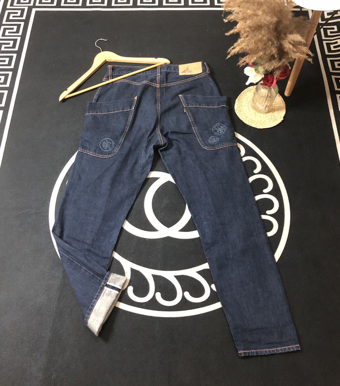 Issey Miyake × Ne-Net × Vintage VINTAGE NE-NET BY ISSEY MIYAKE GARDENER SELVEDGE DENIM JEANS Size US 31 - 10 Thumbnail