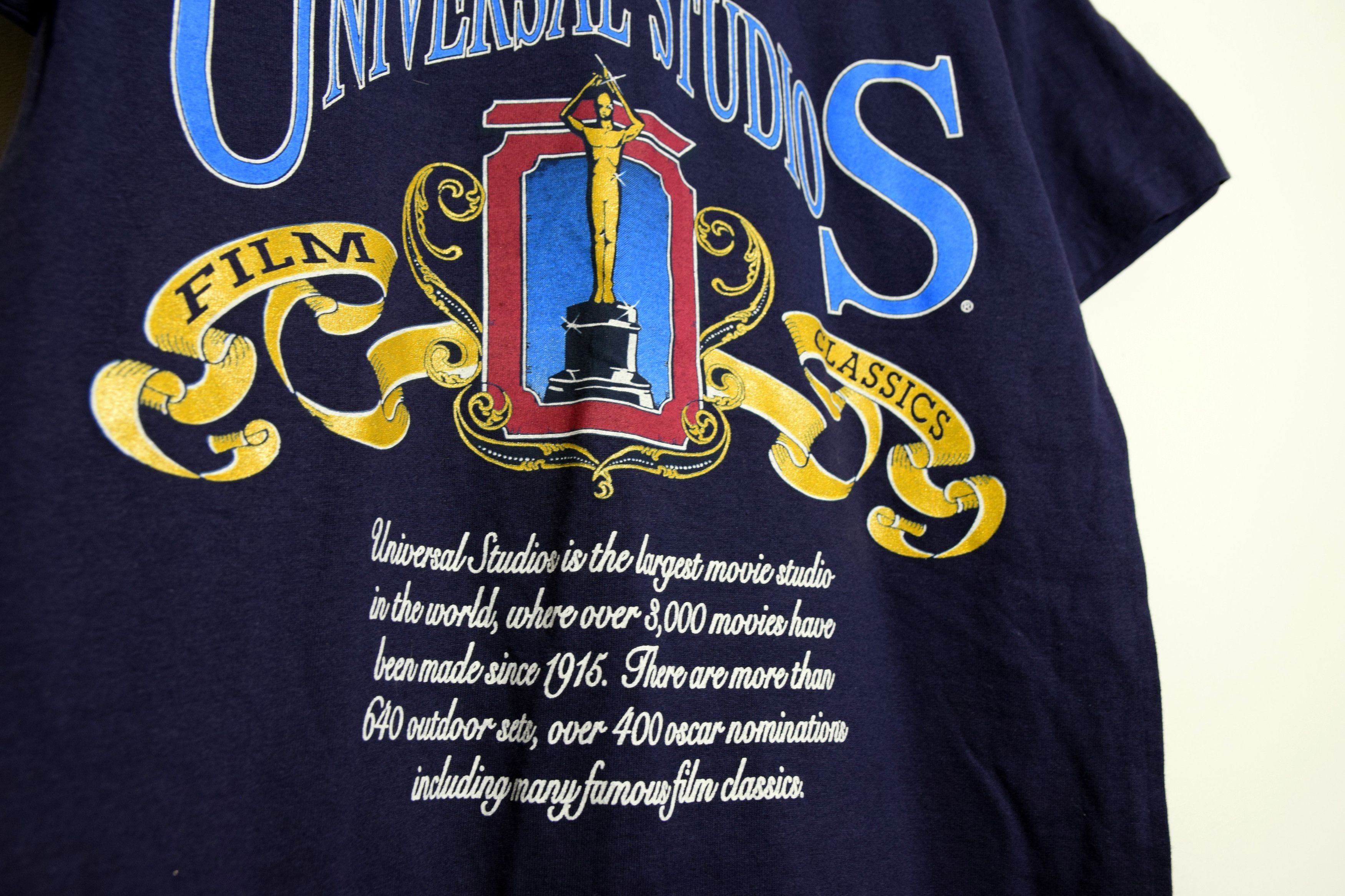 Universal Studios × Vintage Early 90s Official Promo Universal Studios T-shirt M DSWT Size US M / EU 48-50 / 2 - 4 Thumbnail
