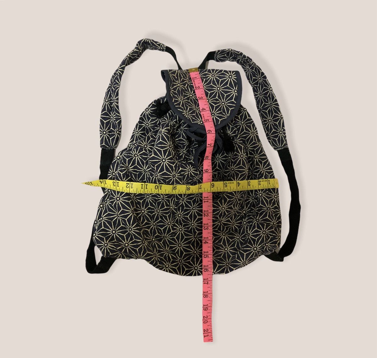 Vintage Vintage Over Print Backpack Designer Size ONE SIZE - 9 Thumbnail