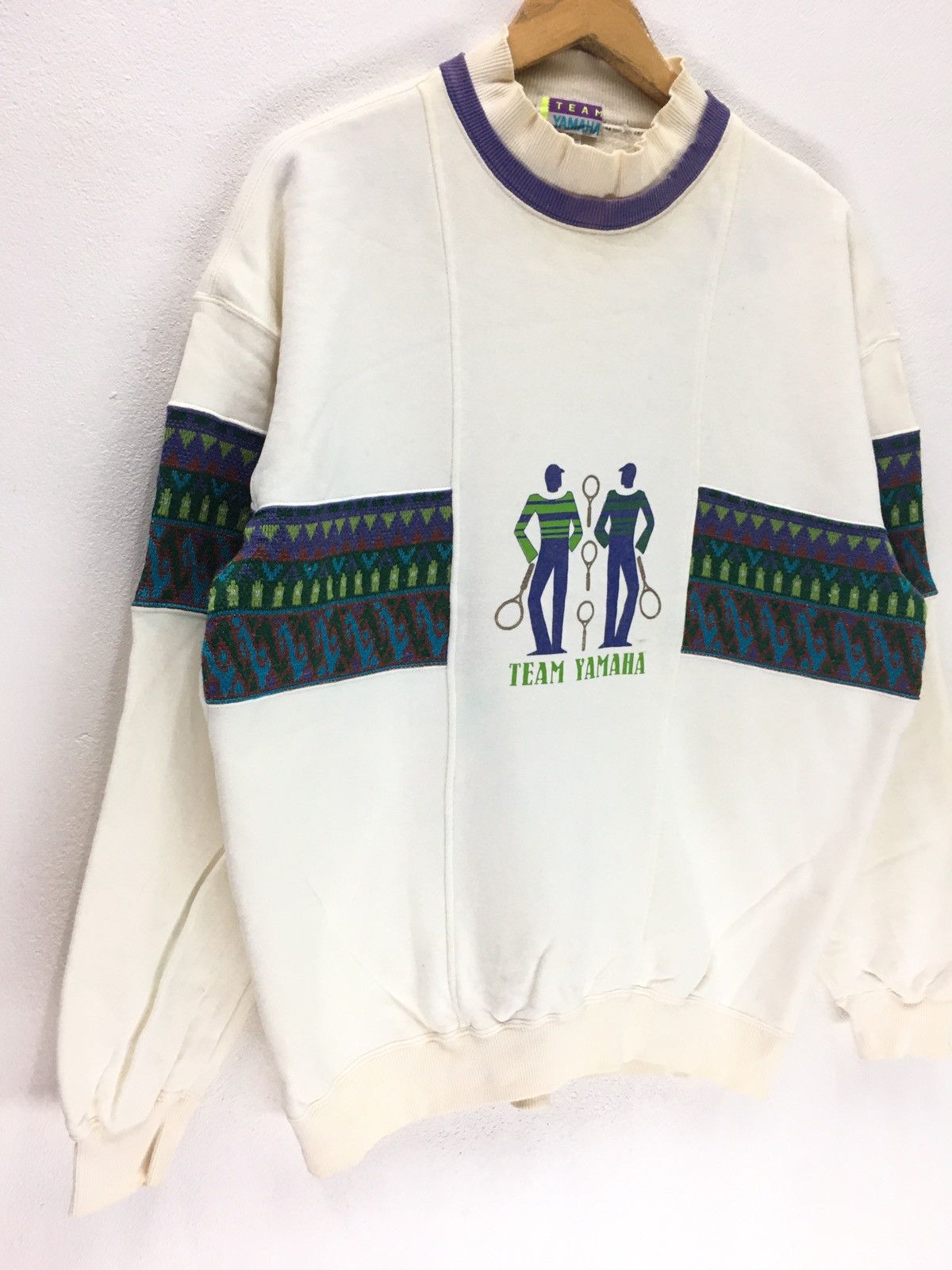 Sports Specialties × Vintage × Yamaha Vintage Team Yamaha Tennis Racing Drum Sweatshirt Size US M / EU 48-50 / 2 - 4 Thumbnail