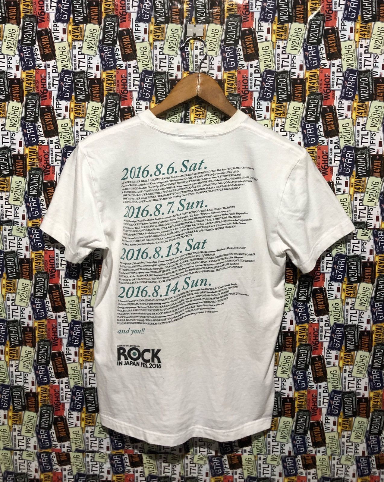 Band Tees × Japanese Brand Rock In Japan 2016 T Shirt Size US S / EU 44-46 / 1 - 4 Thumbnail