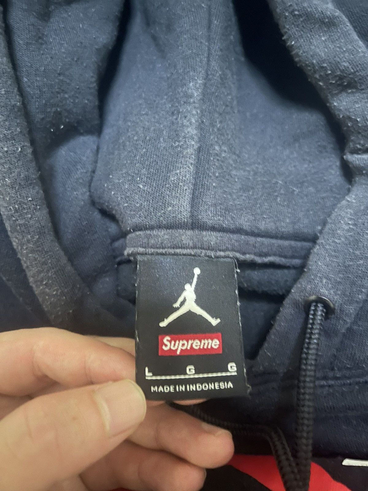 Supreme Jordan hoodie pullover hood
