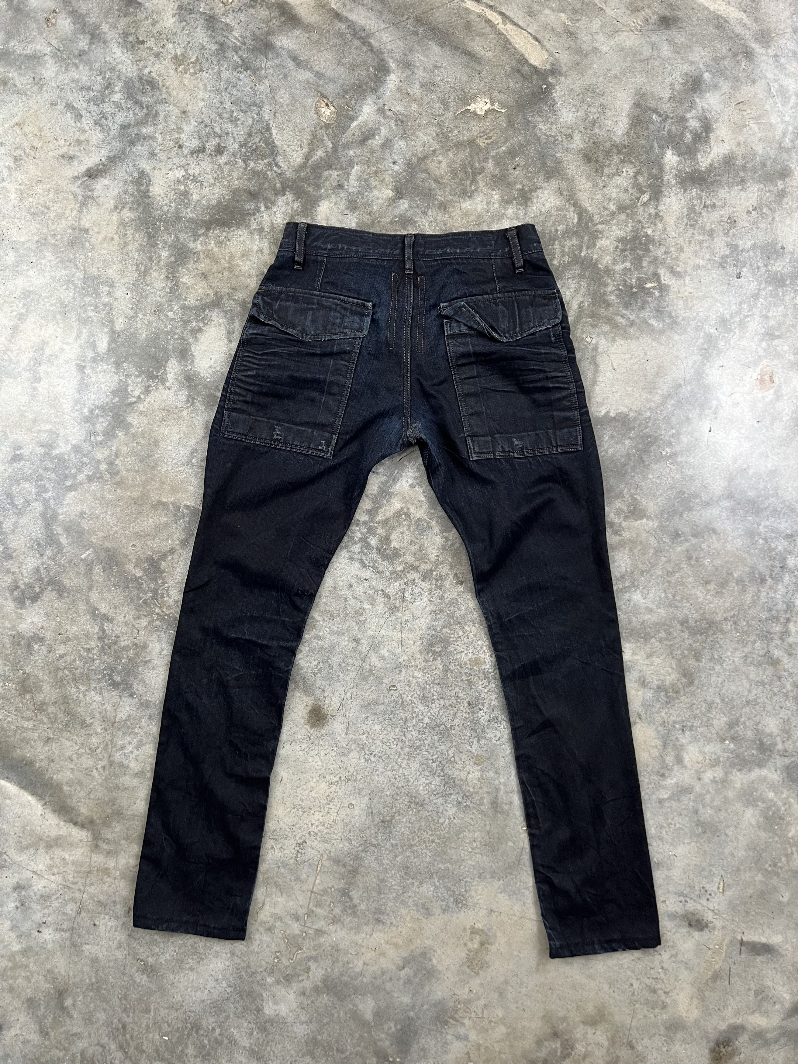 Rick Owens Early 2000s Distressed Skinny Denim Sz. 30