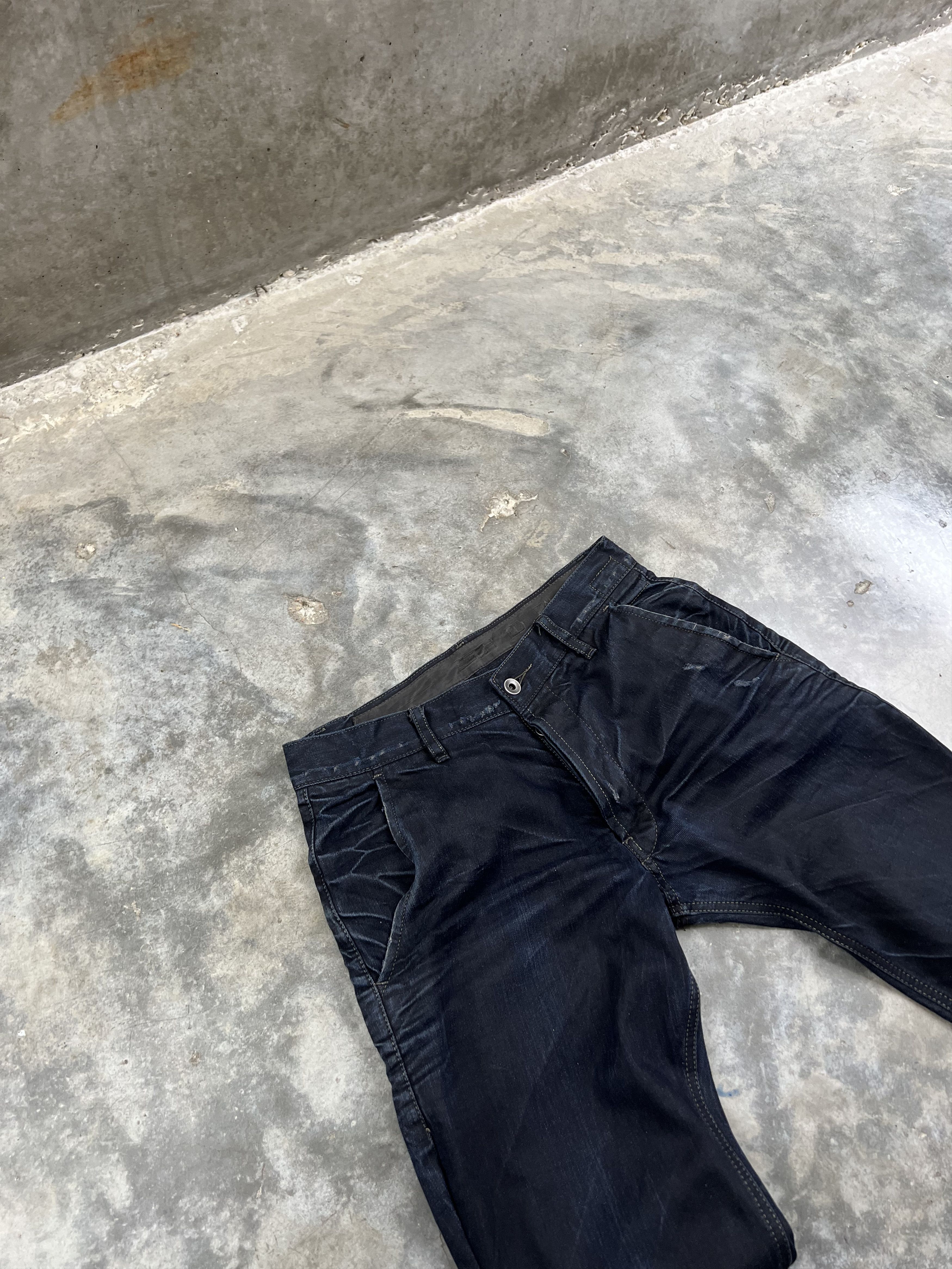 Rick Owens Early 2000s Distressed Skinny Denim Sz. 30