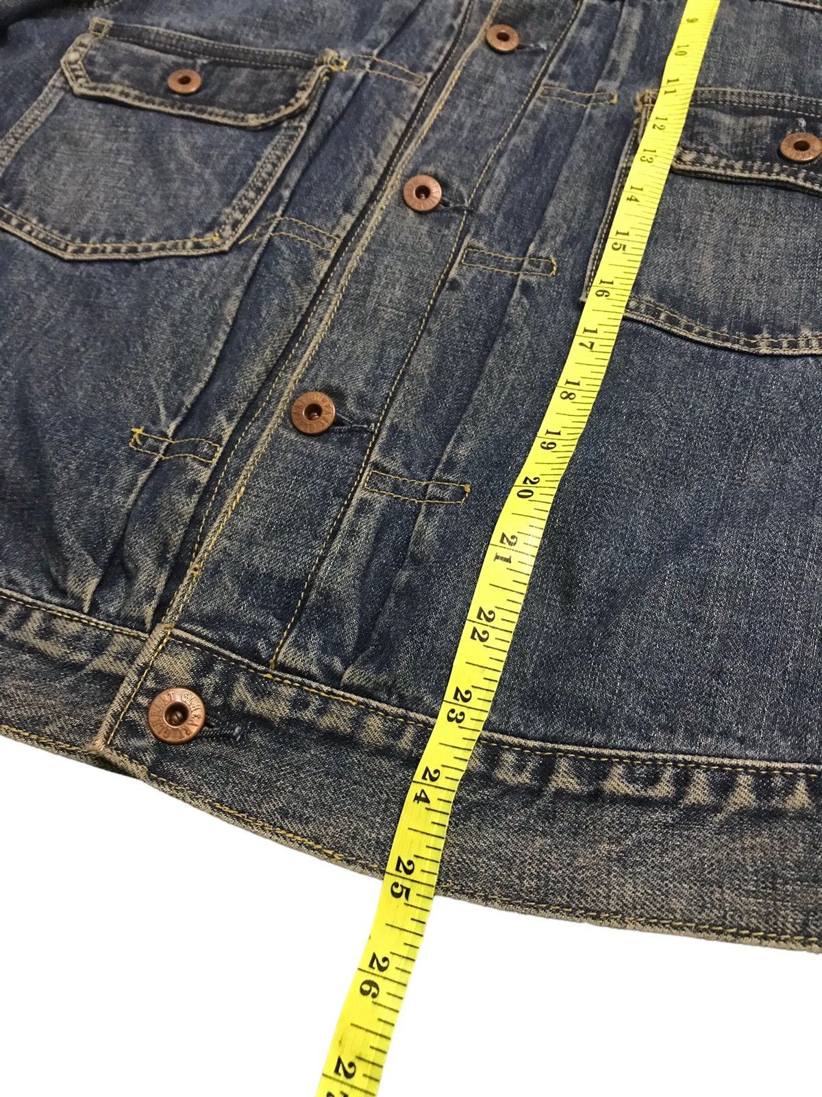 Japanese Brand × Vintage Vintage G.L Heart Selvedge Trucker Denim Jacket Size US L / EU 52-54 / 3 - 7 Thumbnail