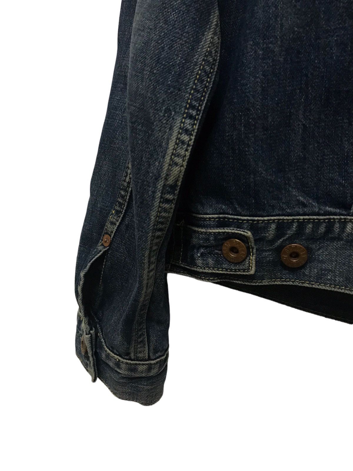 Japanese Brand × Vintage Vintage G.L Heart Selvedge Trucker Denim Jacket Size US L / EU 52-54 / 3 - 10 Thumbnail