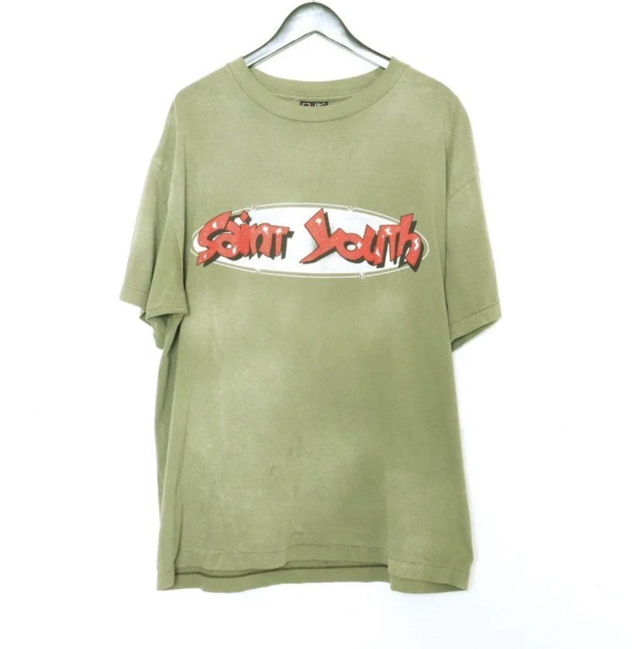 Image of Readymade x Saint Michael In Heaven Saint Youth Tee in Green, Men's (Size XL)