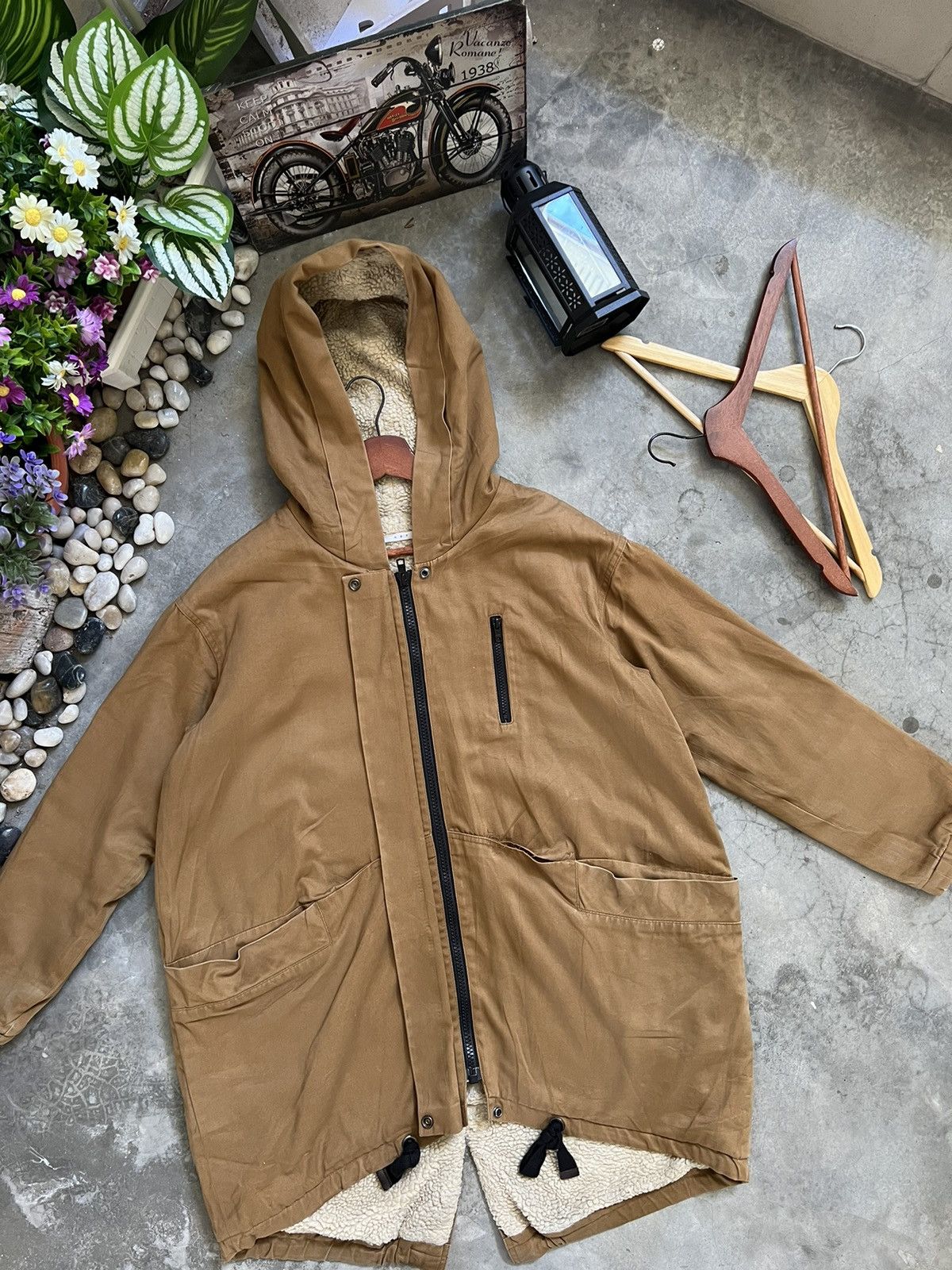 Vintage Vintage 🤎 (XL) KBF Sherpa Lined Detroit Jacket Size US XL / EU 56 / 4 - 4 Thumbnail