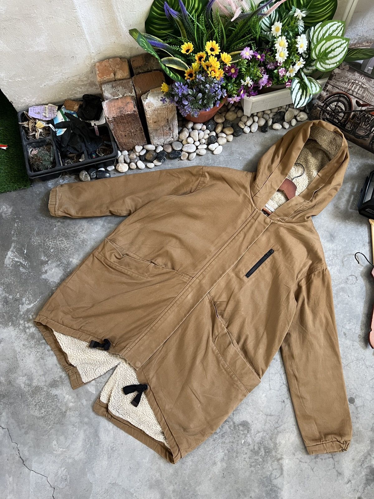 Vintage Vintage 🤎 (XL) KBF Sherpa Lined Detroit Jacket Size US XL / EU 56 / 4 - 1 Thumbnail