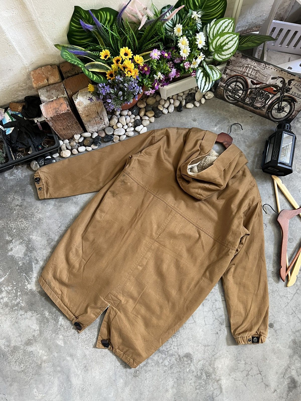 Vintage Vintage 🤎 (XL) KBF Sherpa Lined Detroit Jacket Size US XL / EU 56 / 4 - 9 Thumbnail