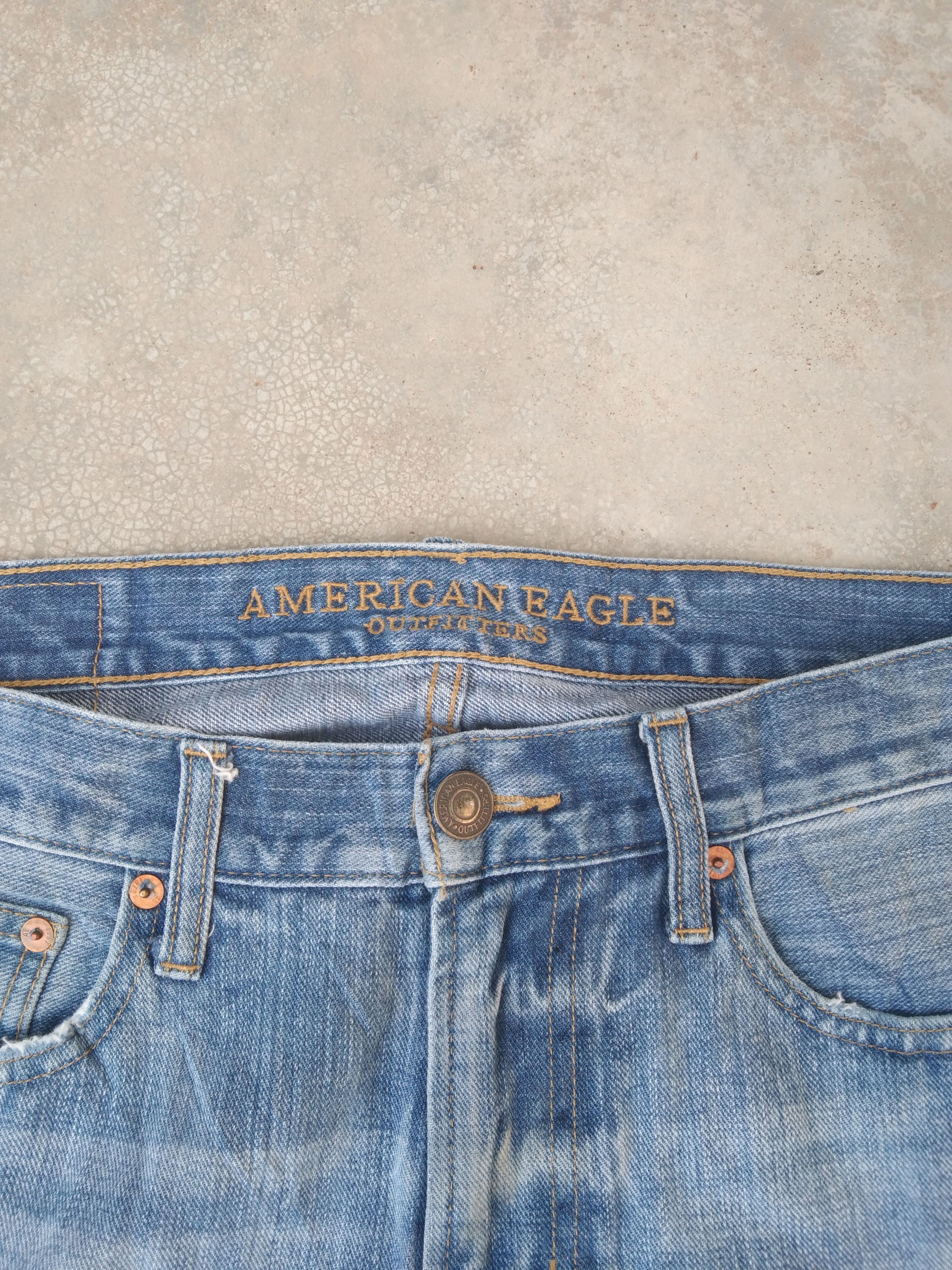 American Eagle Outfitters American Eagle Outfitters Straight Leg Distressed Jeans Size US 32 / EU 48 - 7 Thumbnail