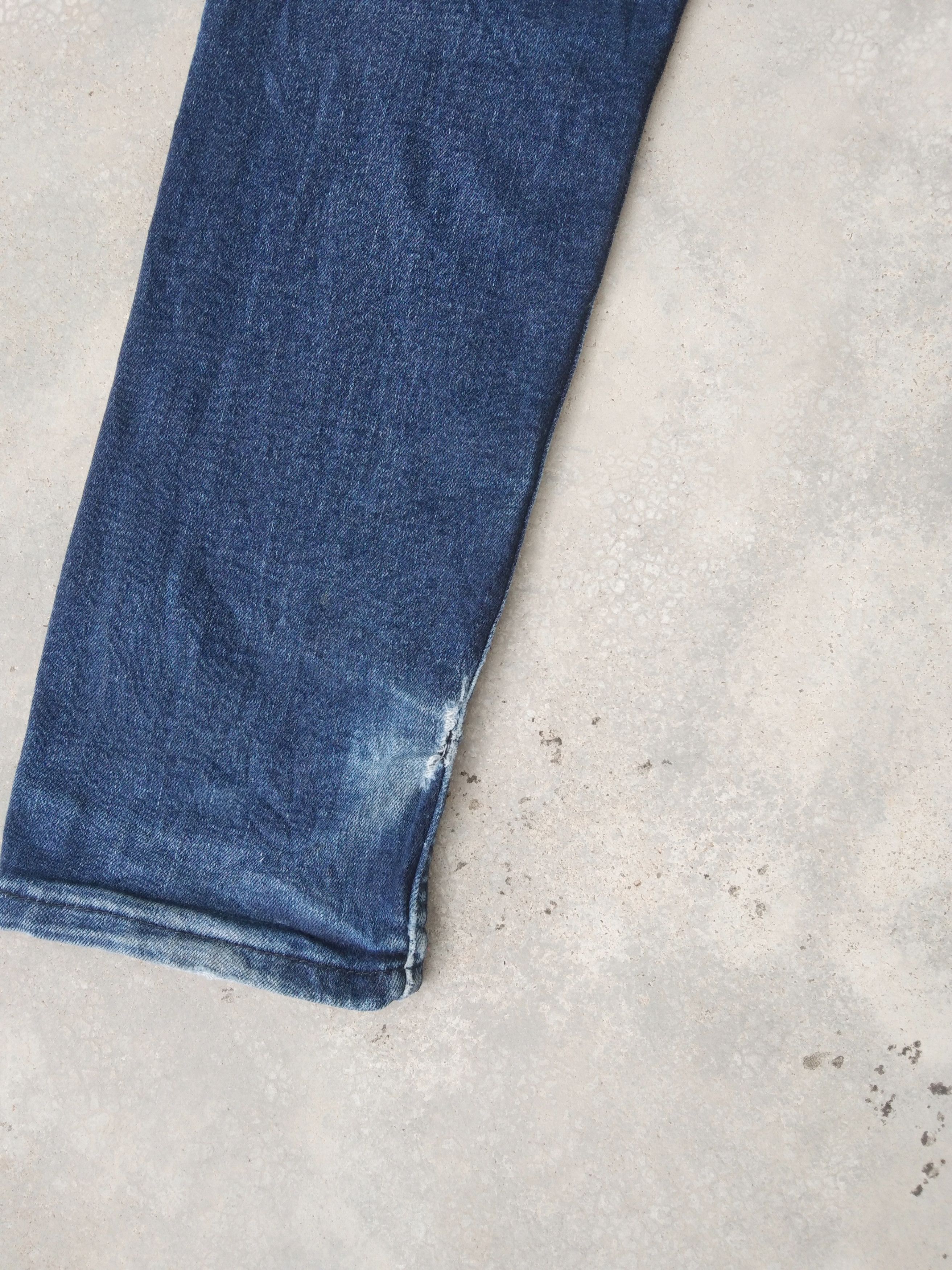 Levi's Vintage Levi"s Jeans 511 Blue Washed Distressed Denim 30x29 Size US 30 / EU 46 - 3 Thumbnail