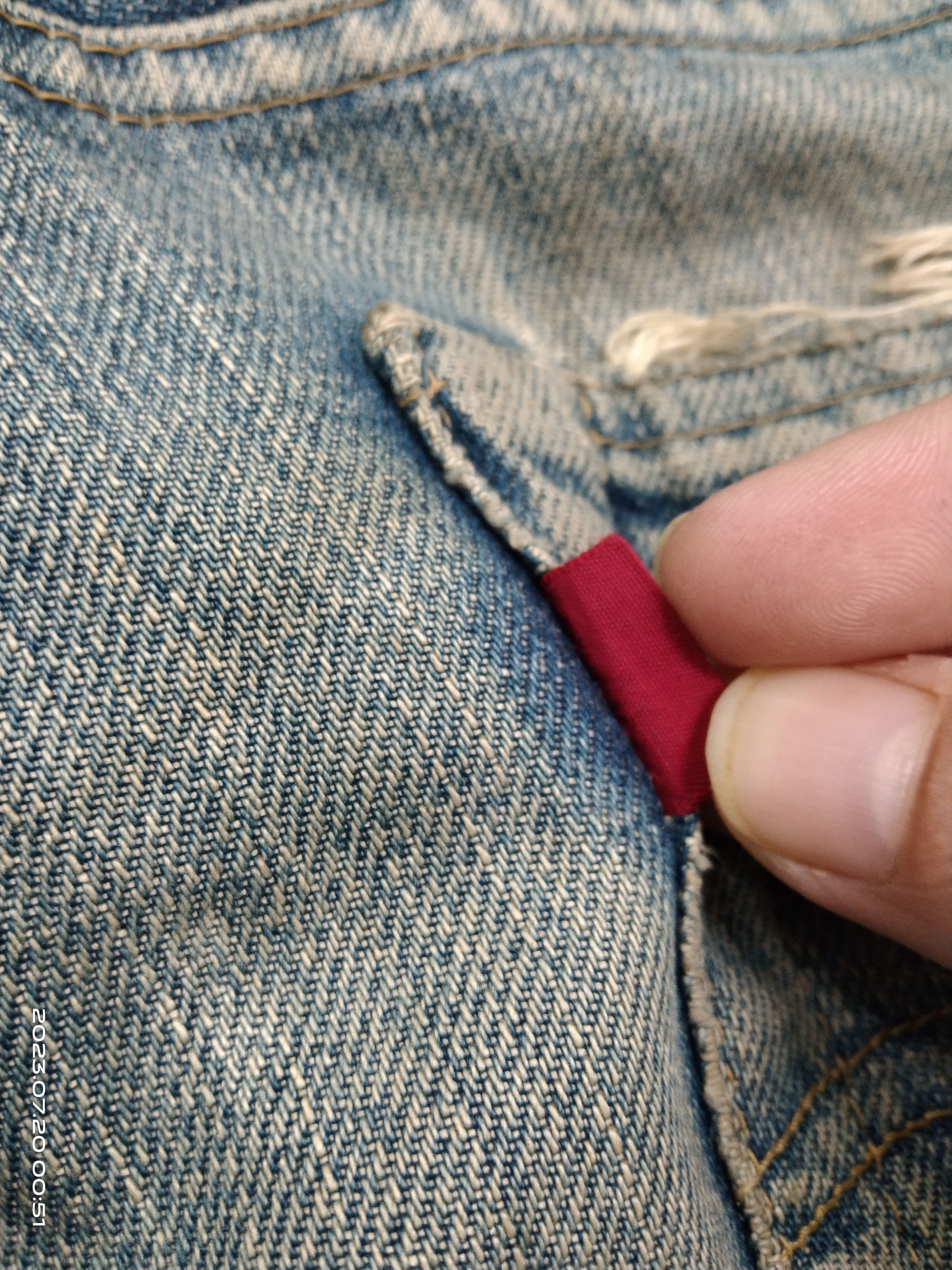 Levi's Vintage Clothing VINTAGE LEVIS LVC 1950 701xx BIG E SELVEDGE HIDDEN RIVET Size US 29 - 11 Thumbnail