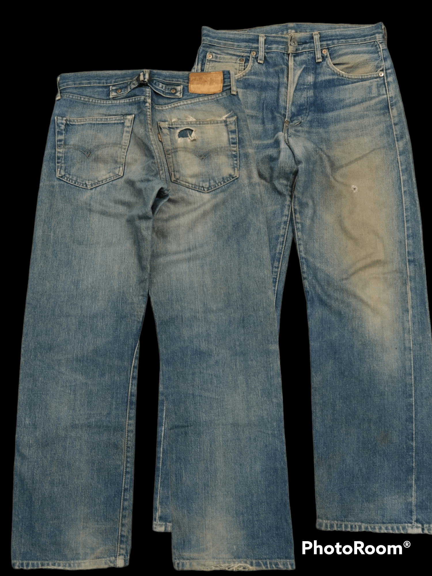 Levi's Vintage Clothing VINTAGE LEVIS LVC 1950 701xx BIG E SELVEDGE HIDDEN RIVET Size US 29 - 1 Thumbnail