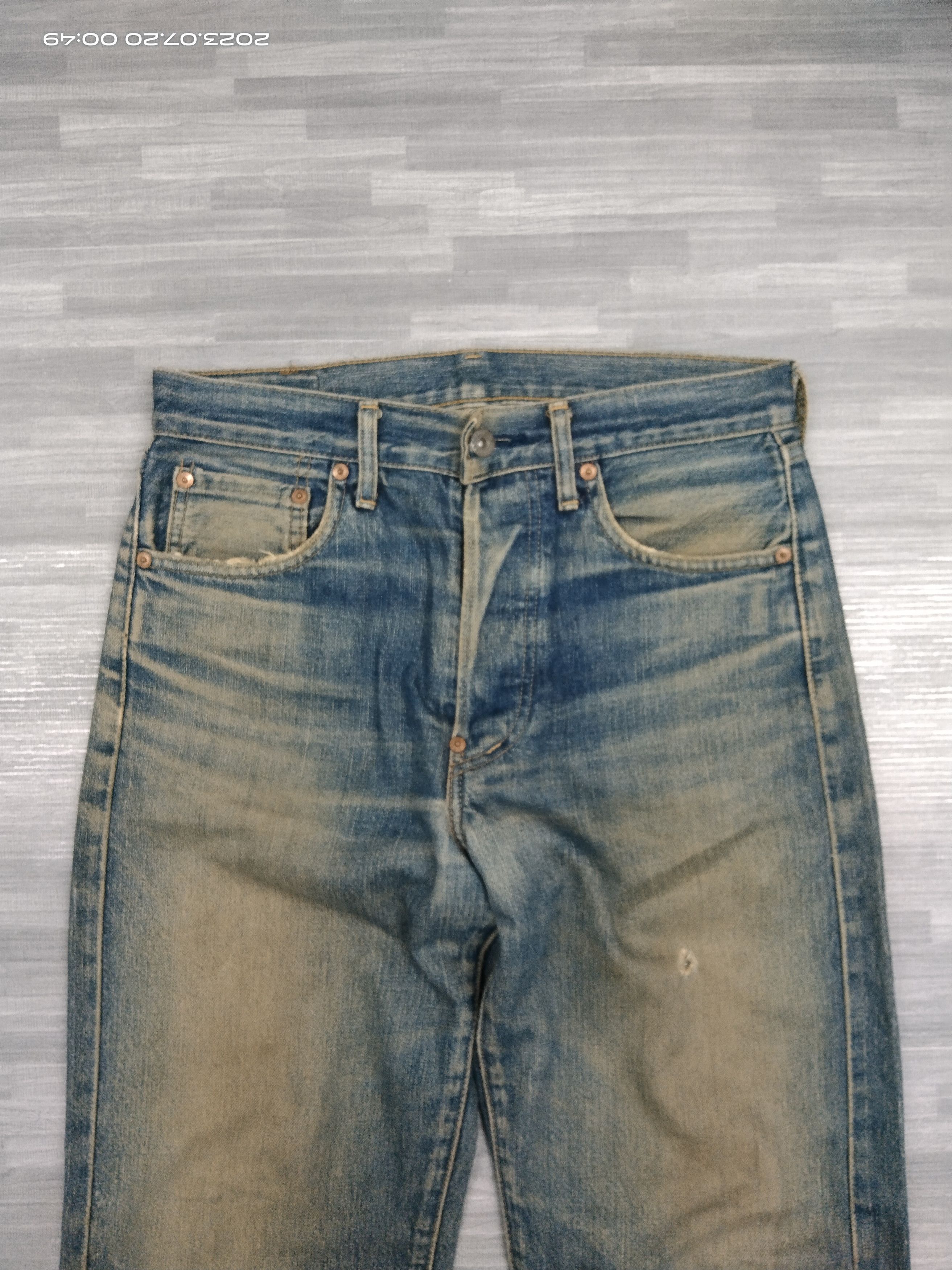 Levi's Vintage Clothing VINTAGE LEVIS LVC 1950 701xx BIG E SELVEDGE HIDDEN RIVET Size US 29 - 4 Thumbnail