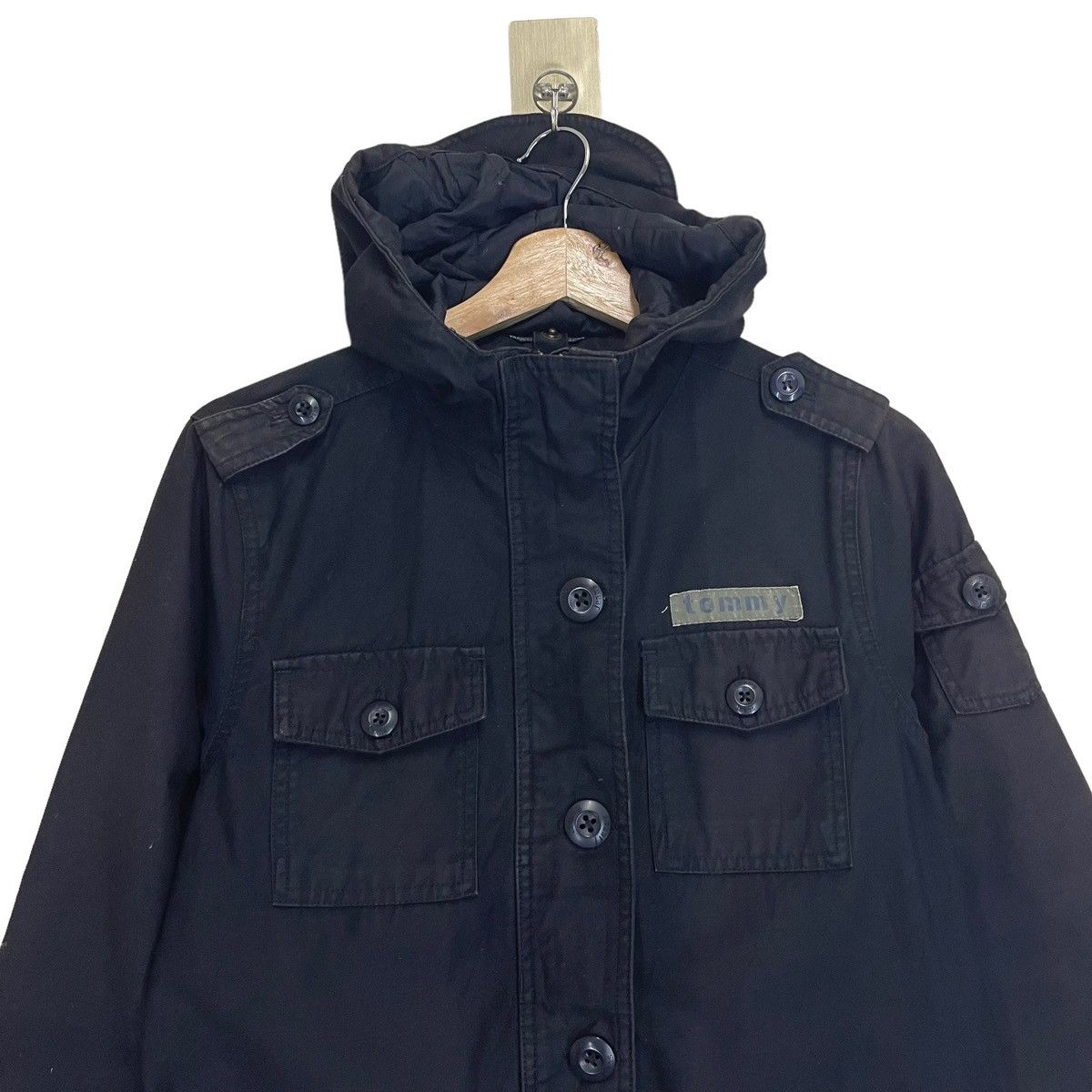 Tommy Hilfiger × Vintage Vintage Tommy Hilfiger Army Jacket Size US S / EU 44-46 / 1 - 4 Thumbnail