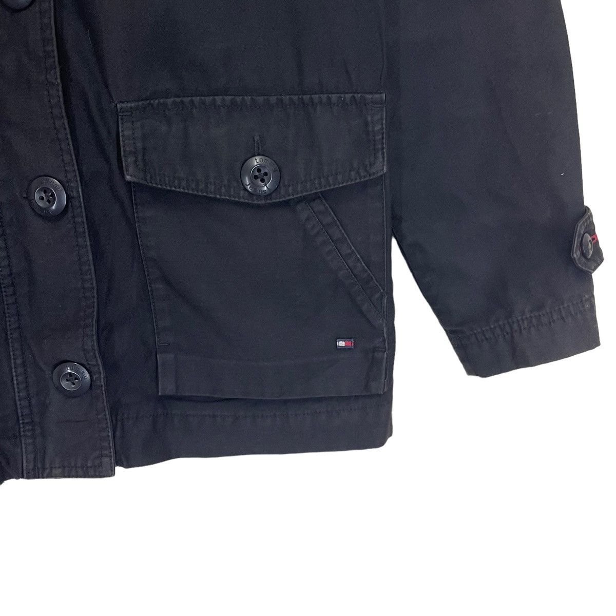 Tommy Hilfiger × Vintage Vintage Tommy Hilfiger Army Jacket Size US S / EU 44-46 / 1 - 8 Thumbnail
