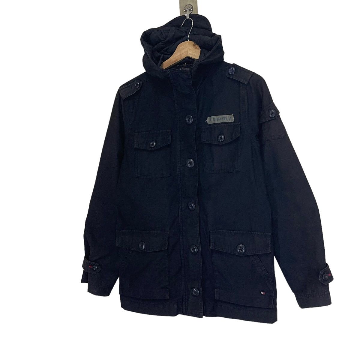 Tommy Hilfiger × Vintage Vintage Tommy Hilfiger Army Jacket Size US S / EU 44-46 / 1 - 3 Thumbnail