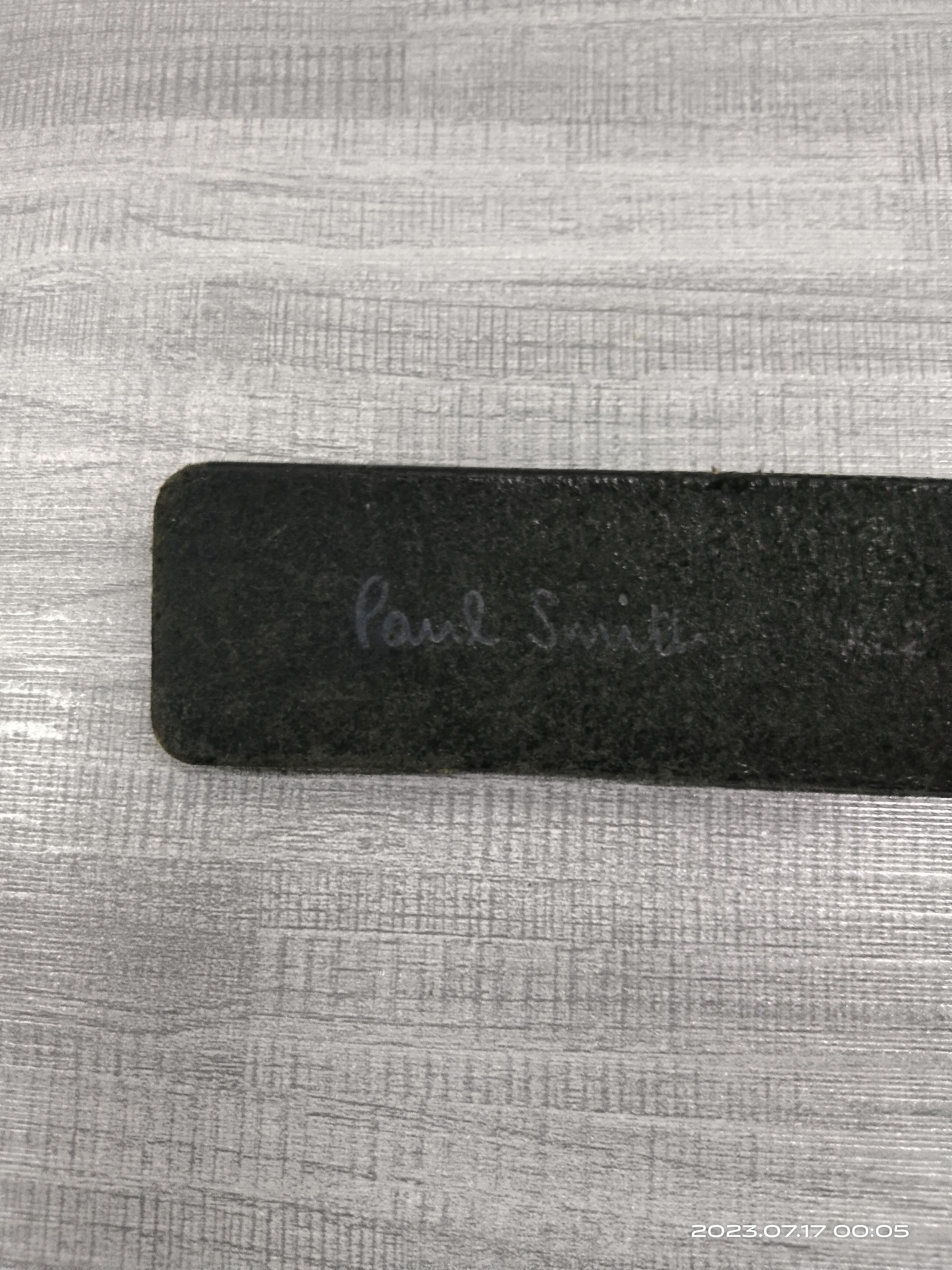 Leather × Paul Smith PAUL SMITH STUDD BLACK LEATHER BELT(SIZE 32-36) Size ONE SIZE - 7 Thumbnail