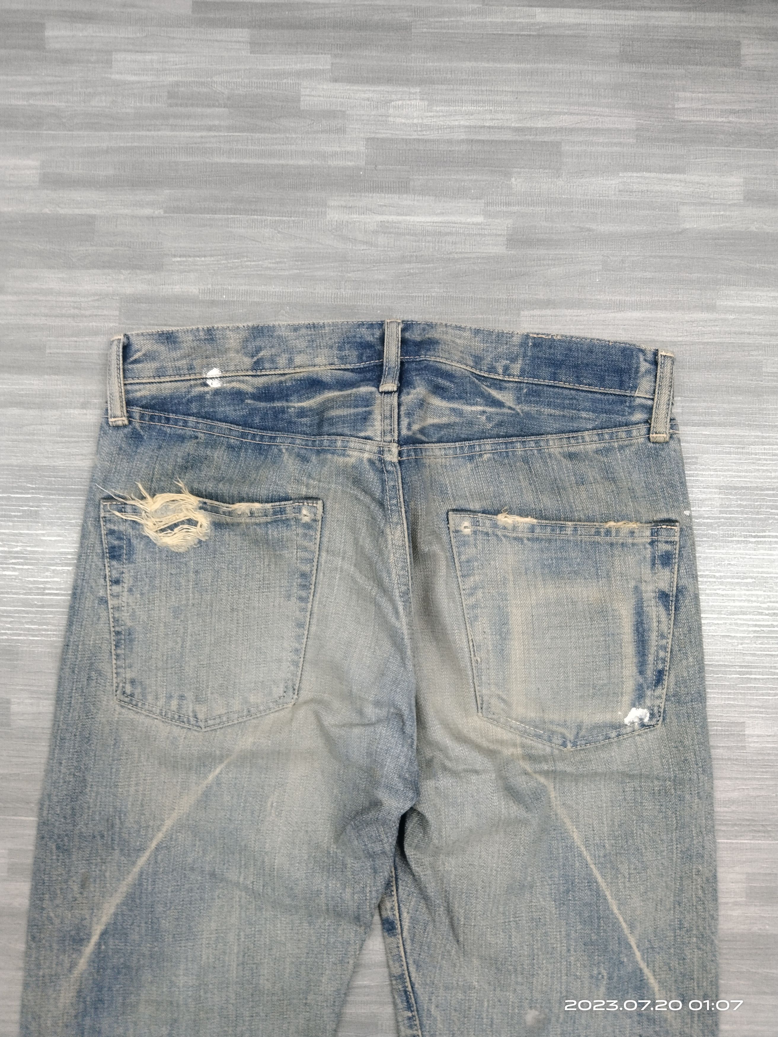 Spellbound SICK RIPED SPELLBOUND🇯🇵 DISTRESSED DENIM PANTS Size US 30 / EU 46 - 5 Thumbnail