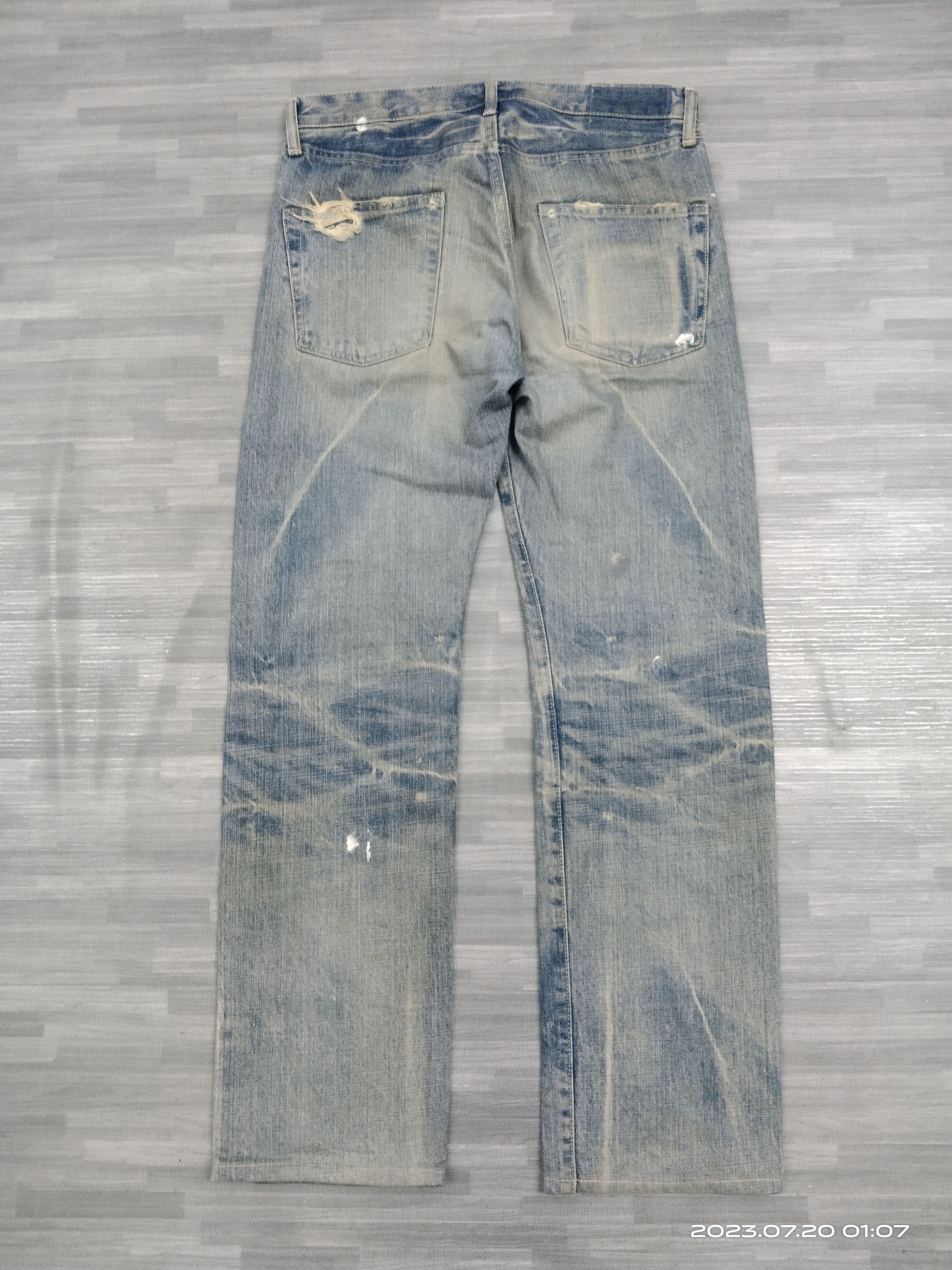 Spellbound SICK RIPED SPELLBOUND🇯🇵 DISTRESSED DENIM PANTS Size US 30 / EU 46 - 3 Thumbnail