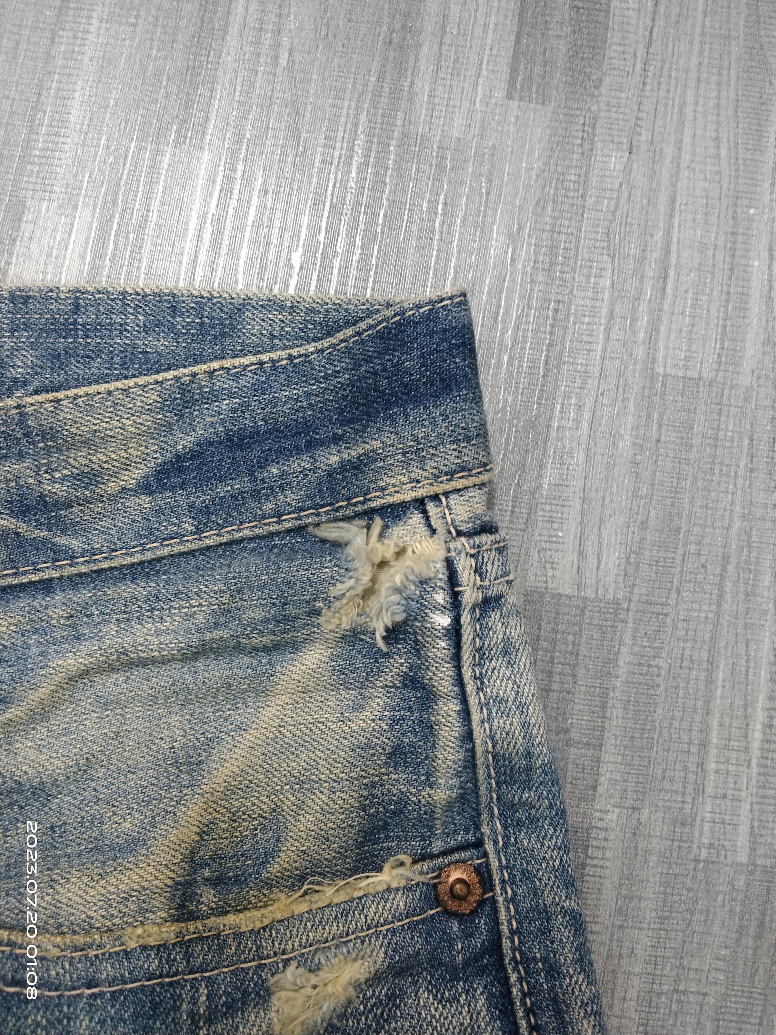 Spellbound SICK RIPED SPELLBOUND🇯🇵 DISTRESSED DENIM PANTS Size US 30 / EU 46 - 6 Thumbnail