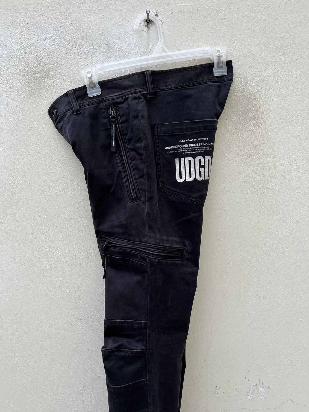 Japanese Brand VTG 2000s NUKE Pre Julius 7 Sun Fade Cargo Stretch Trouser Size US 30 / EU 46 - 22 Thumbnail