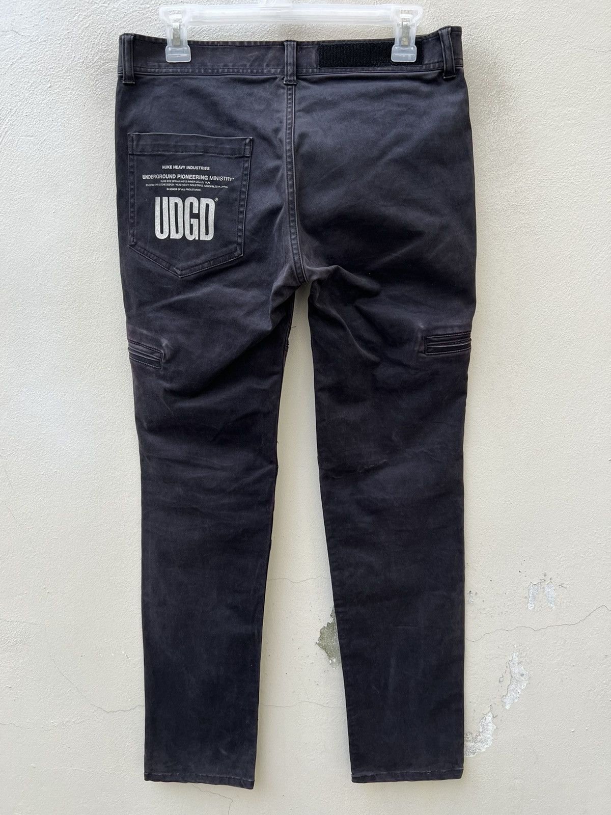 Japanese Brand VTG 2000s NUKE Pre Julius 7 Sun Fade Cargo Stretch Trouser Size US 30 / EU 46 - 15 Thumbnail
