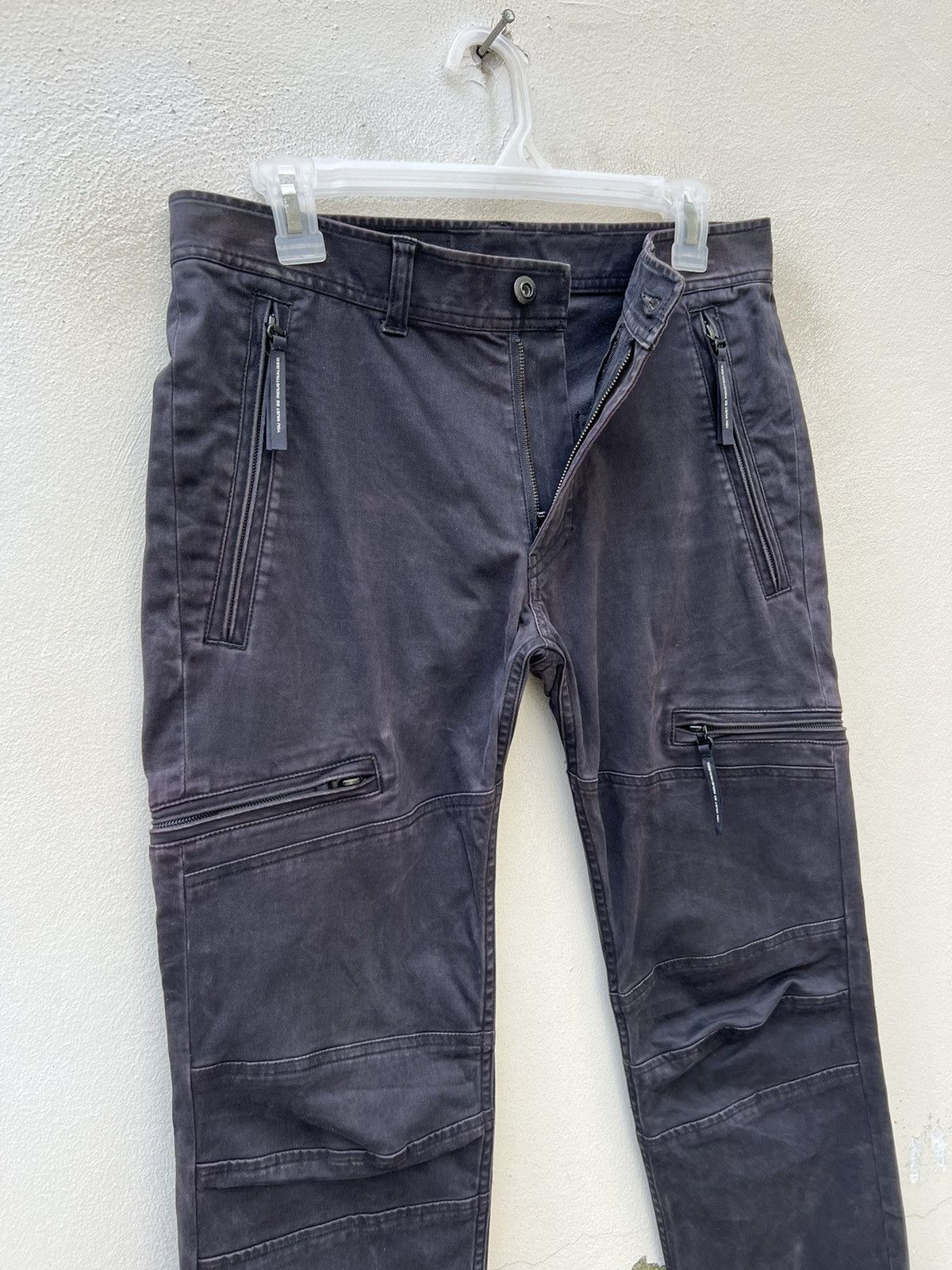 Japanese Brand VTG 2000s NUKE Pre Julius 7 Sun Fade Cargo Stretch Trouser Size US 30 / EU 46 - 8 Thumbnail