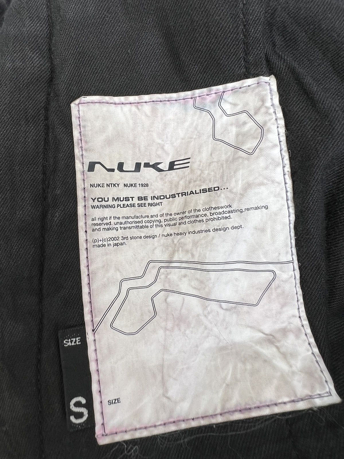 Japanese Brand VTG 2000s NUKE Pre Julius 7 Sun Fade Cargo Stretch Trouser Size US 30 / EU 46 - 23 Thumbnail