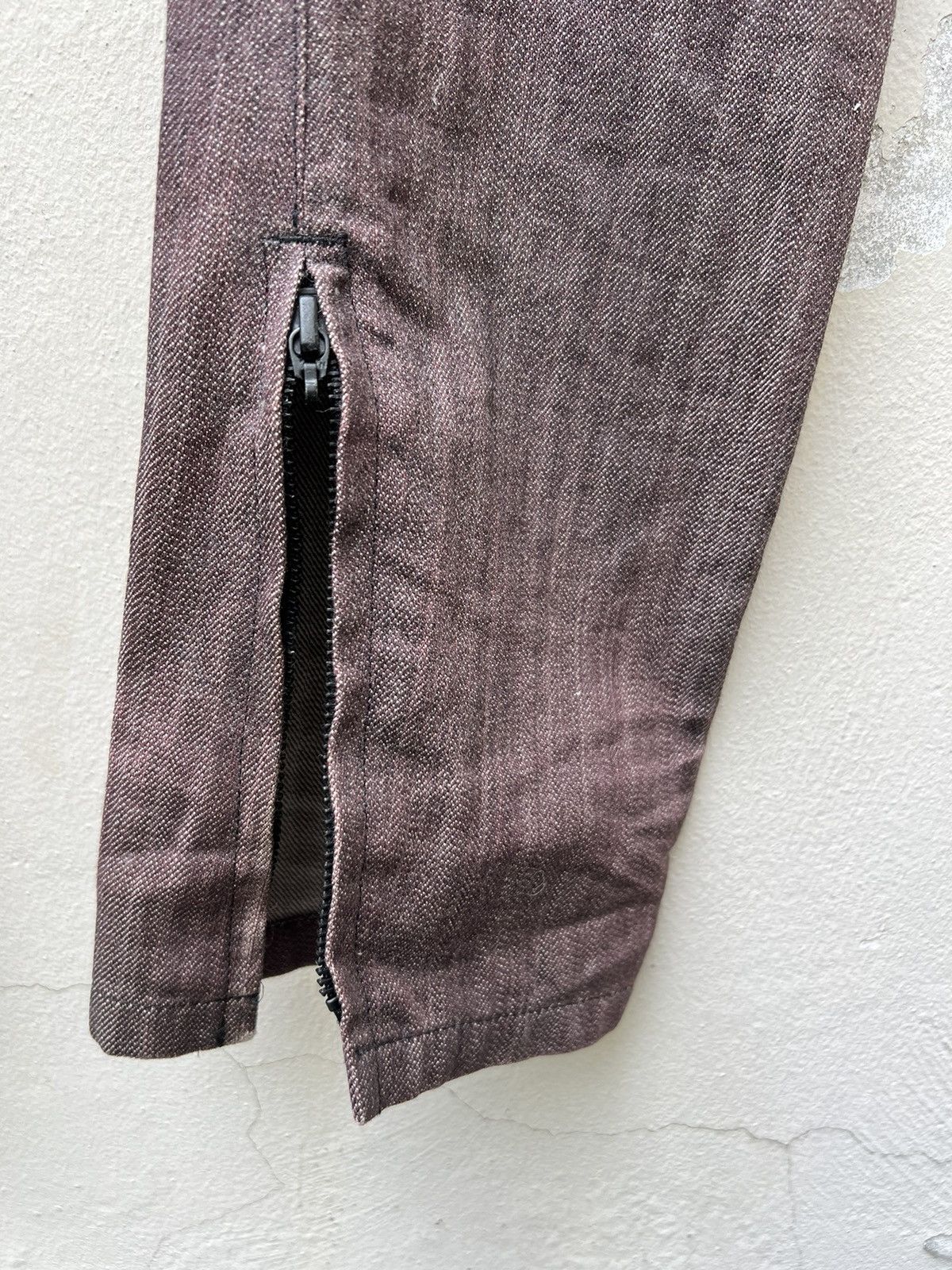 kiryuyrik Kiryuyrik Japan Stretch Waxed Denim Stackable Jeans Size US 29 - 24 Thumbnail