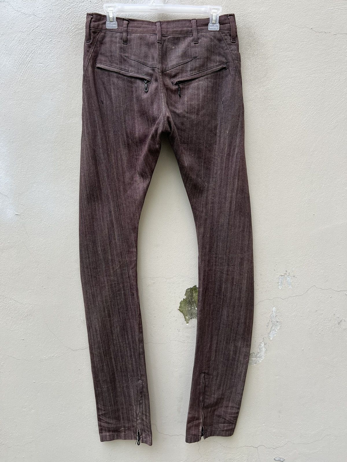 kiryuyrik Kiryuyrik Japan Stretch Waxed Denim Stackable Jeans Size US 29 - 14 Thumbnail